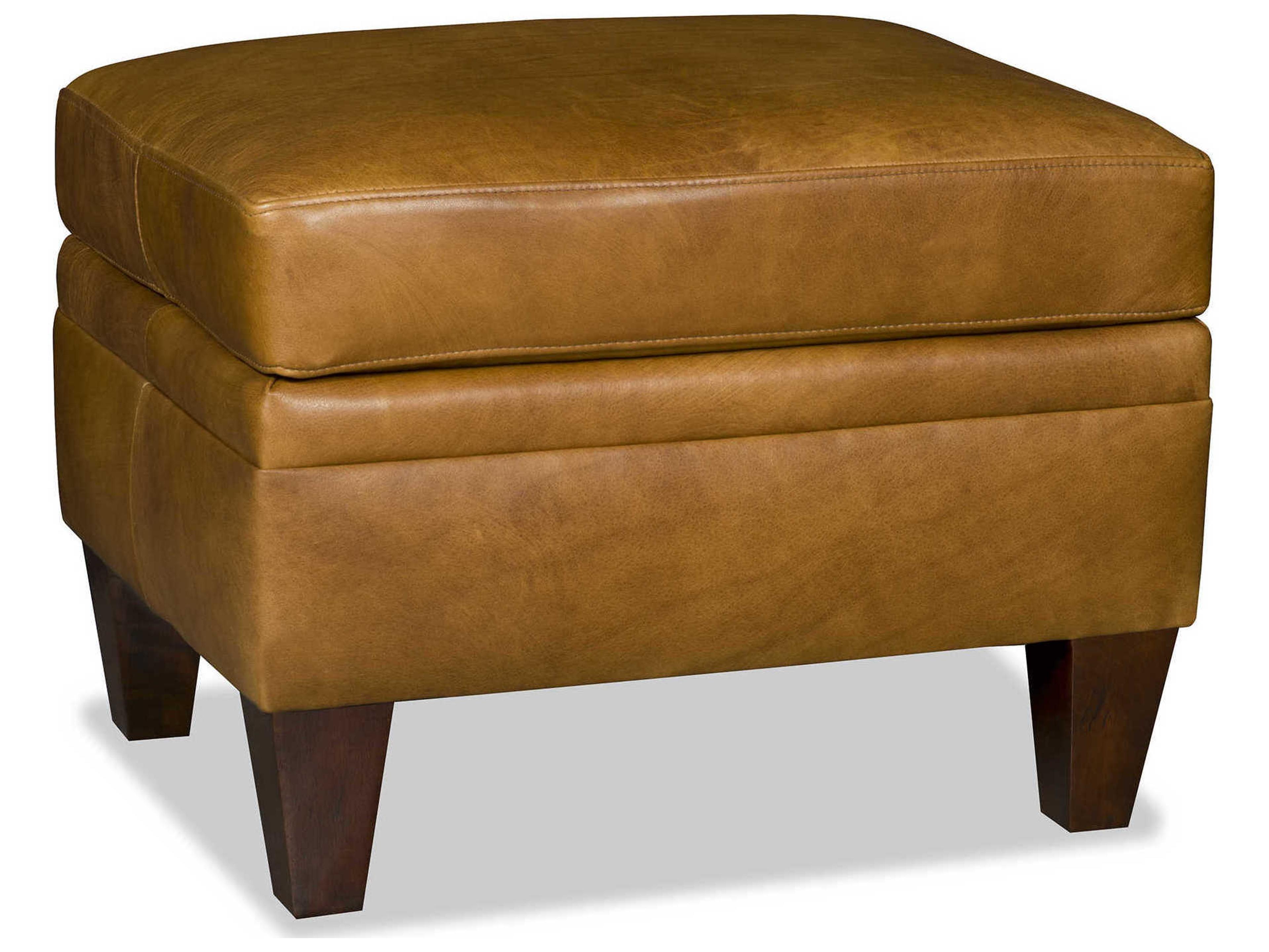 Barnabus Leather Ottoman