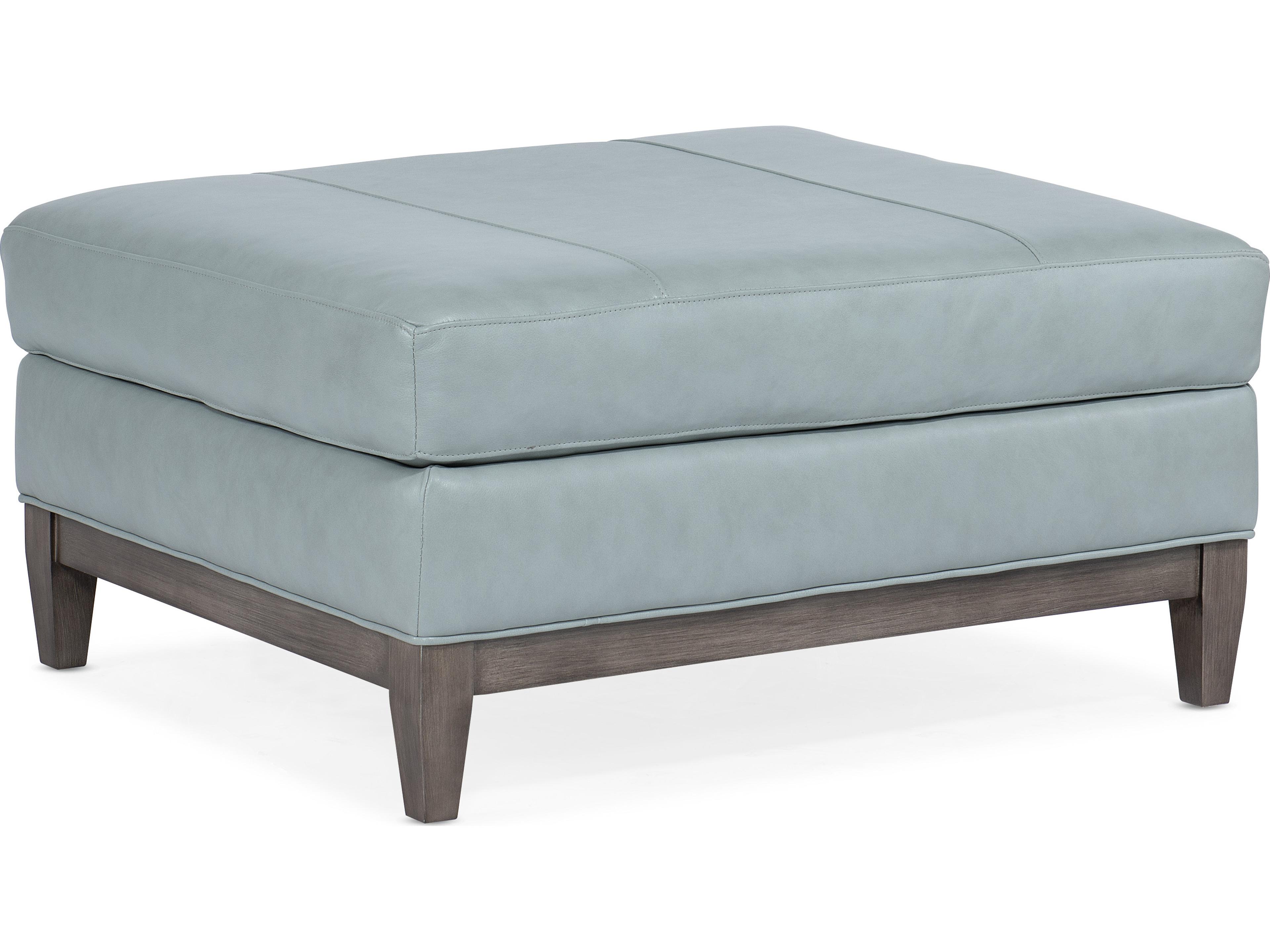 Noah Leather Ottoman