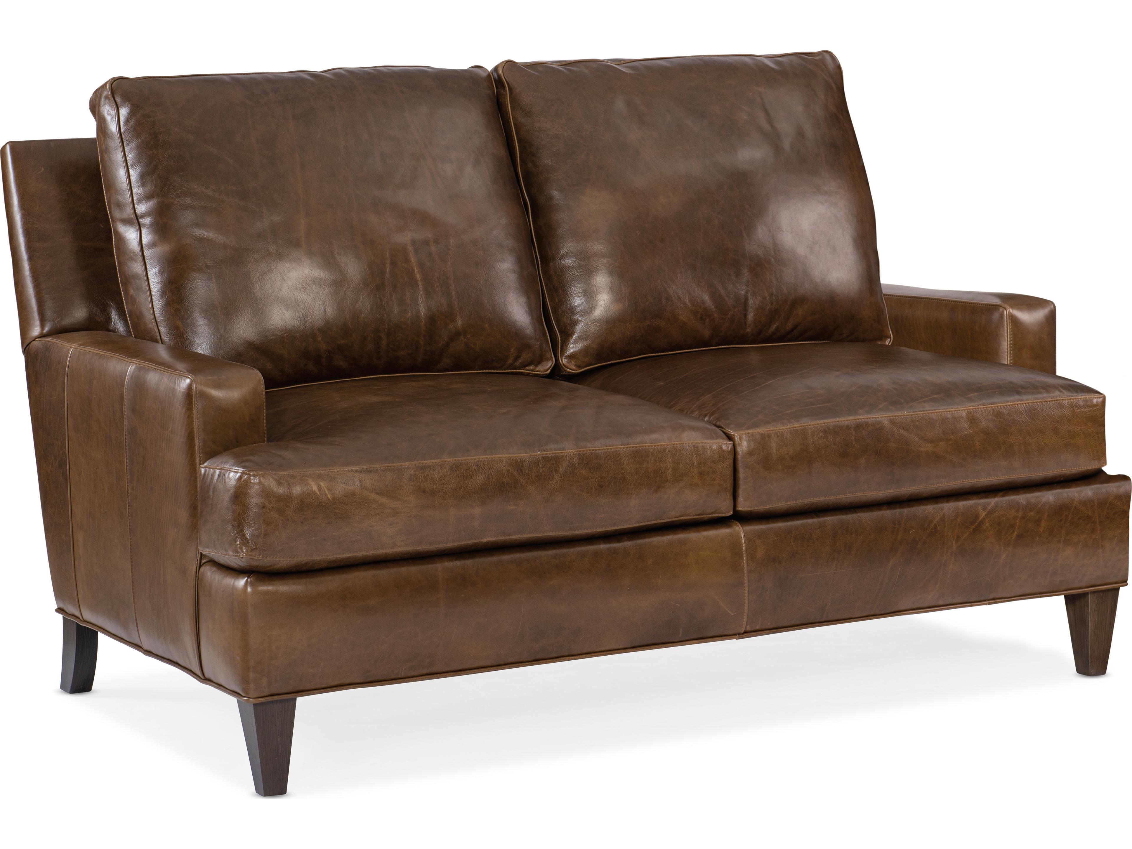 Barker Leather Loveseat