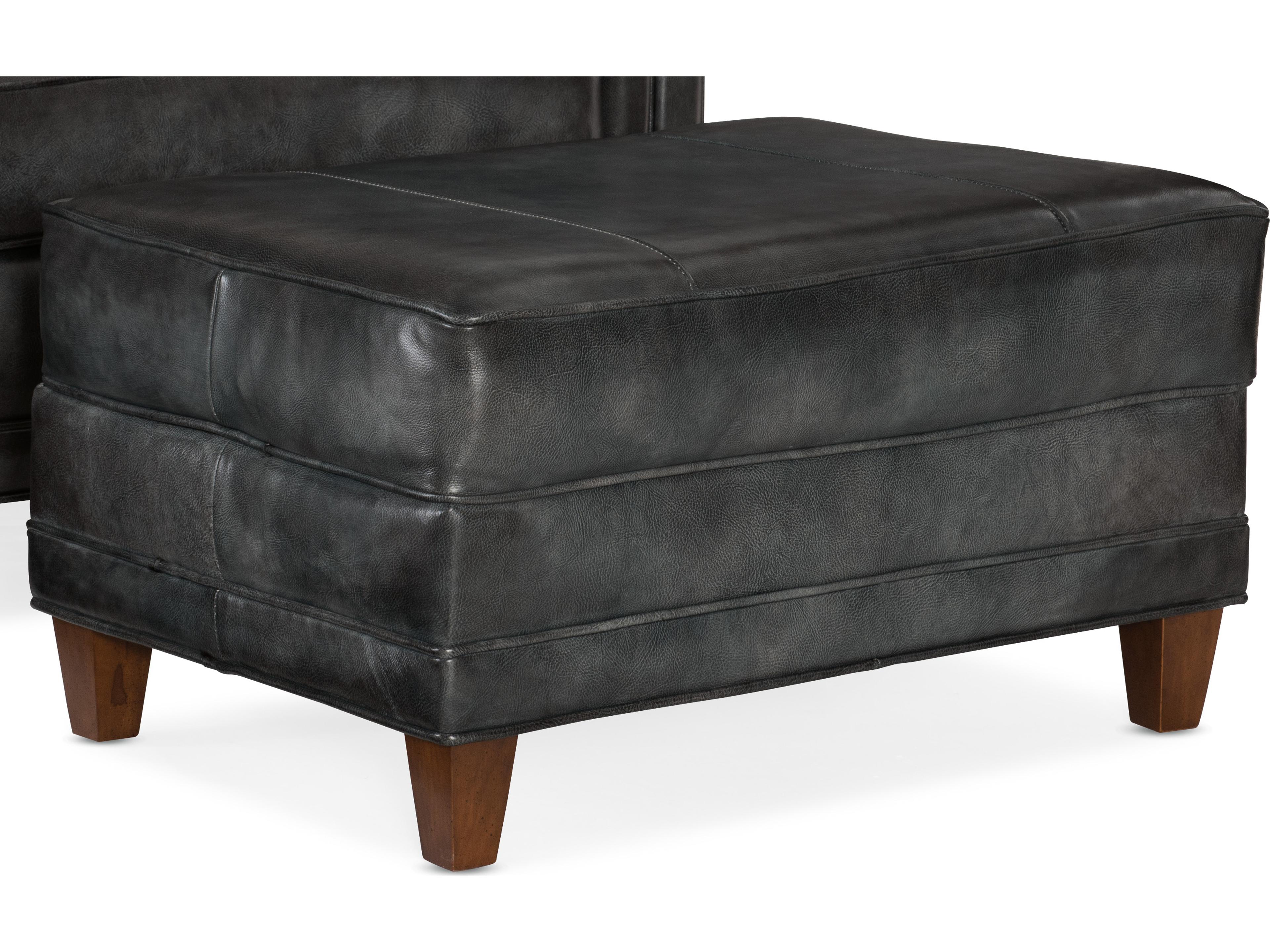 Jaden Leather Ottoman