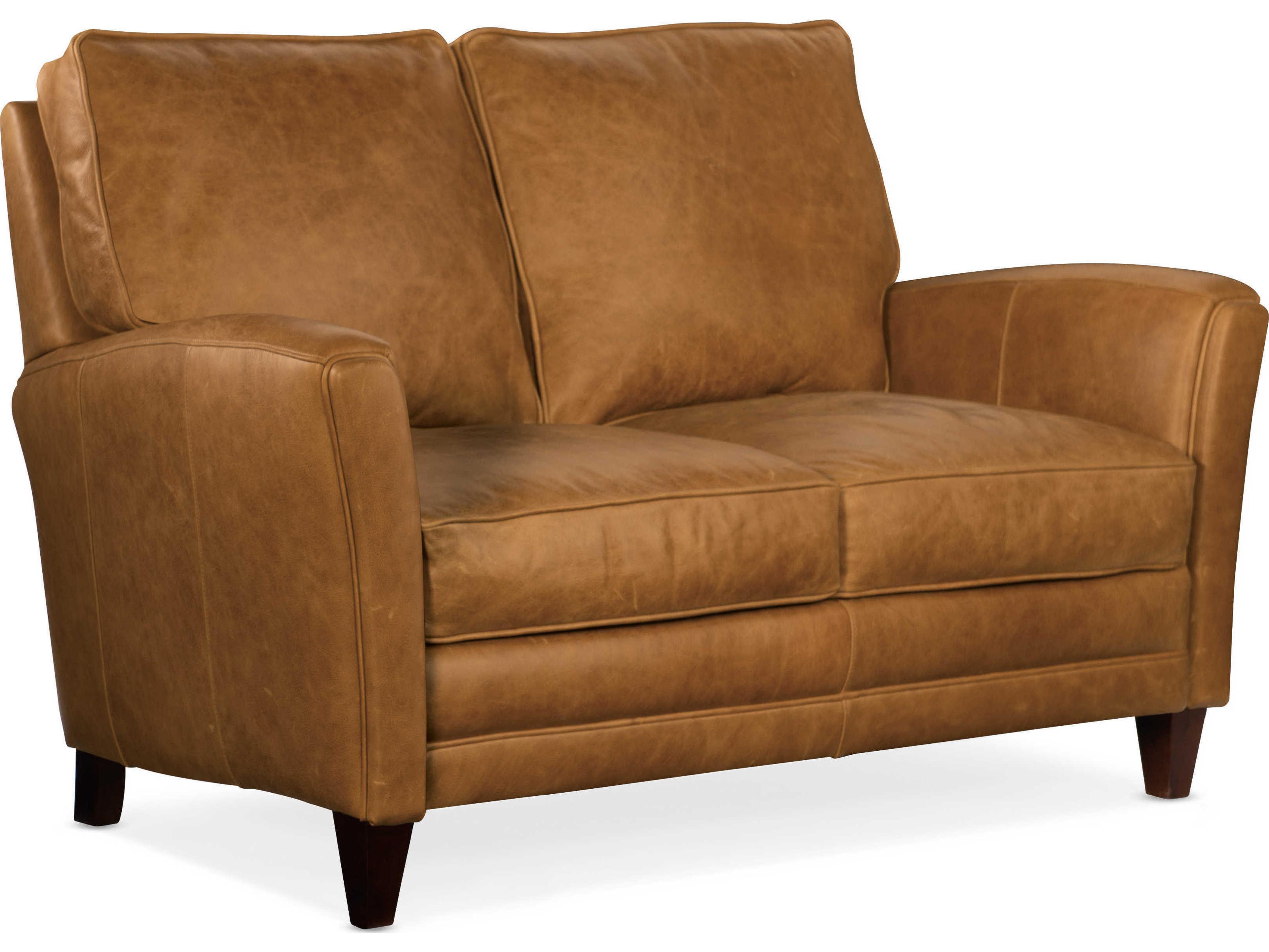 Zion Leather Loveseat
