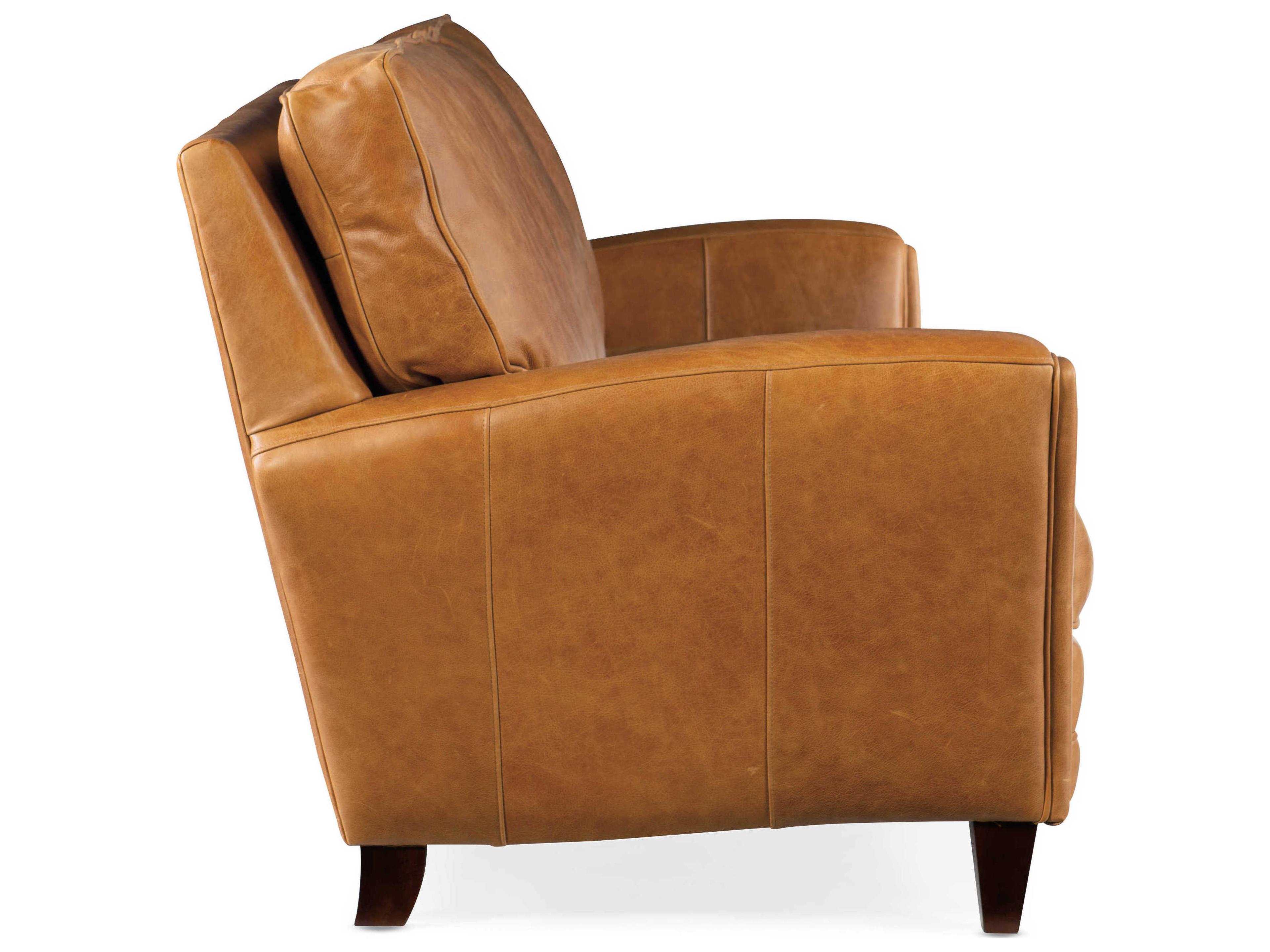 Bradington Young Zion Leather Loveseat