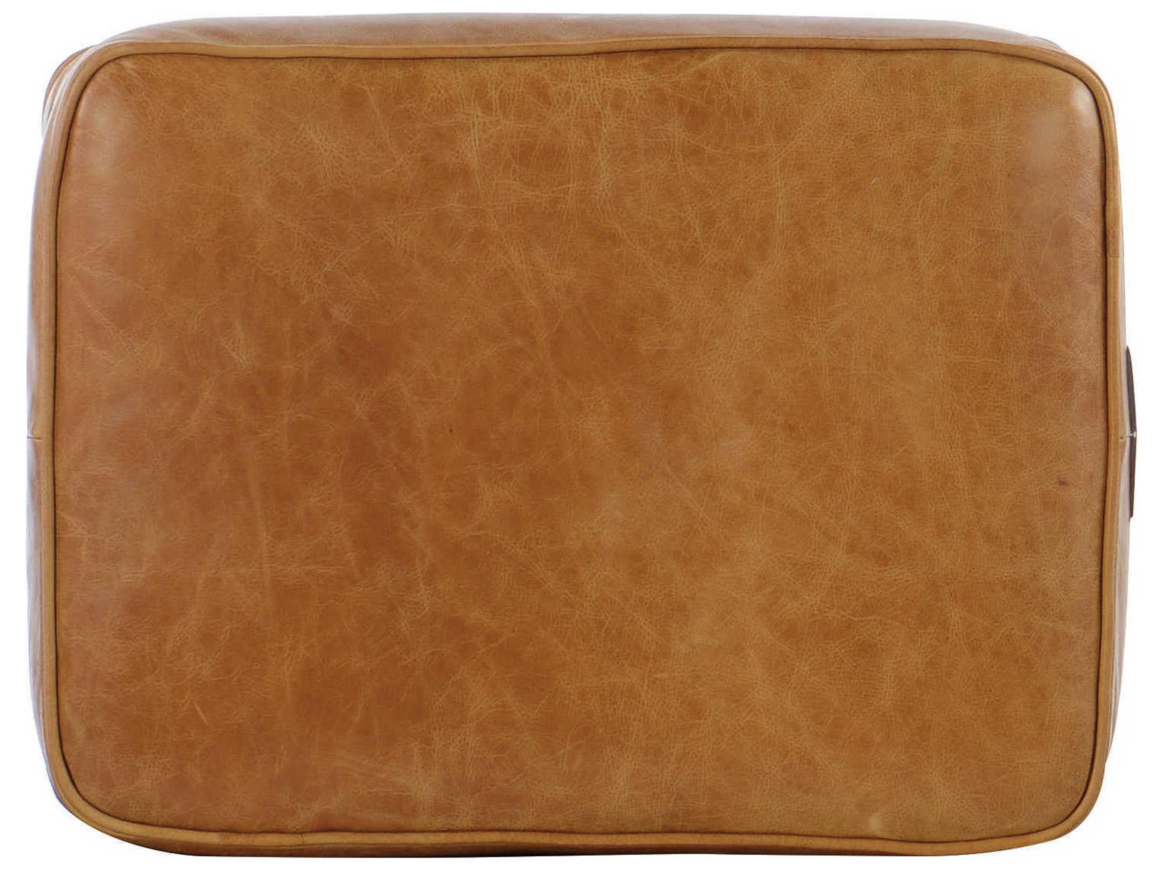 Bradington Young Zion Leather Ottoman
