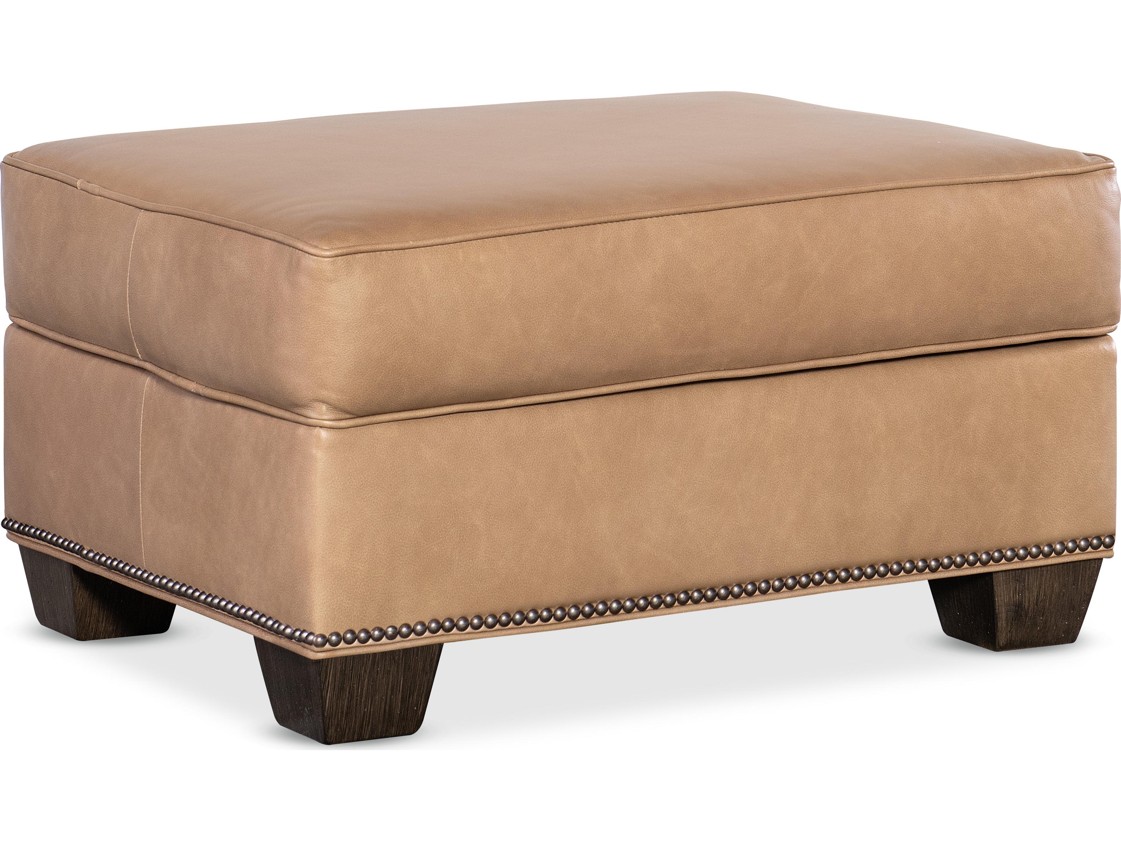 Lennon Leather Ottoman