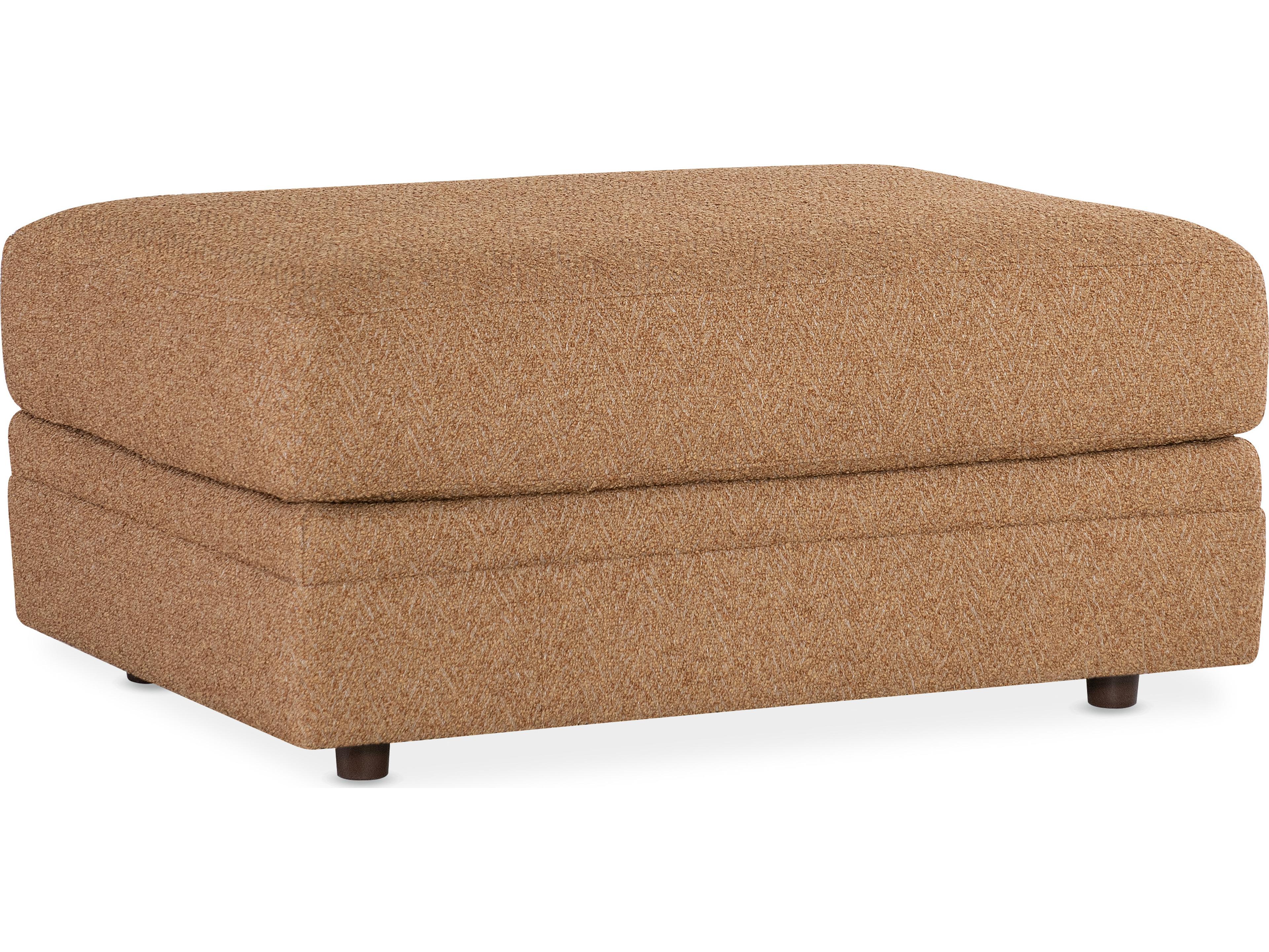 Crew Leather Ottoman