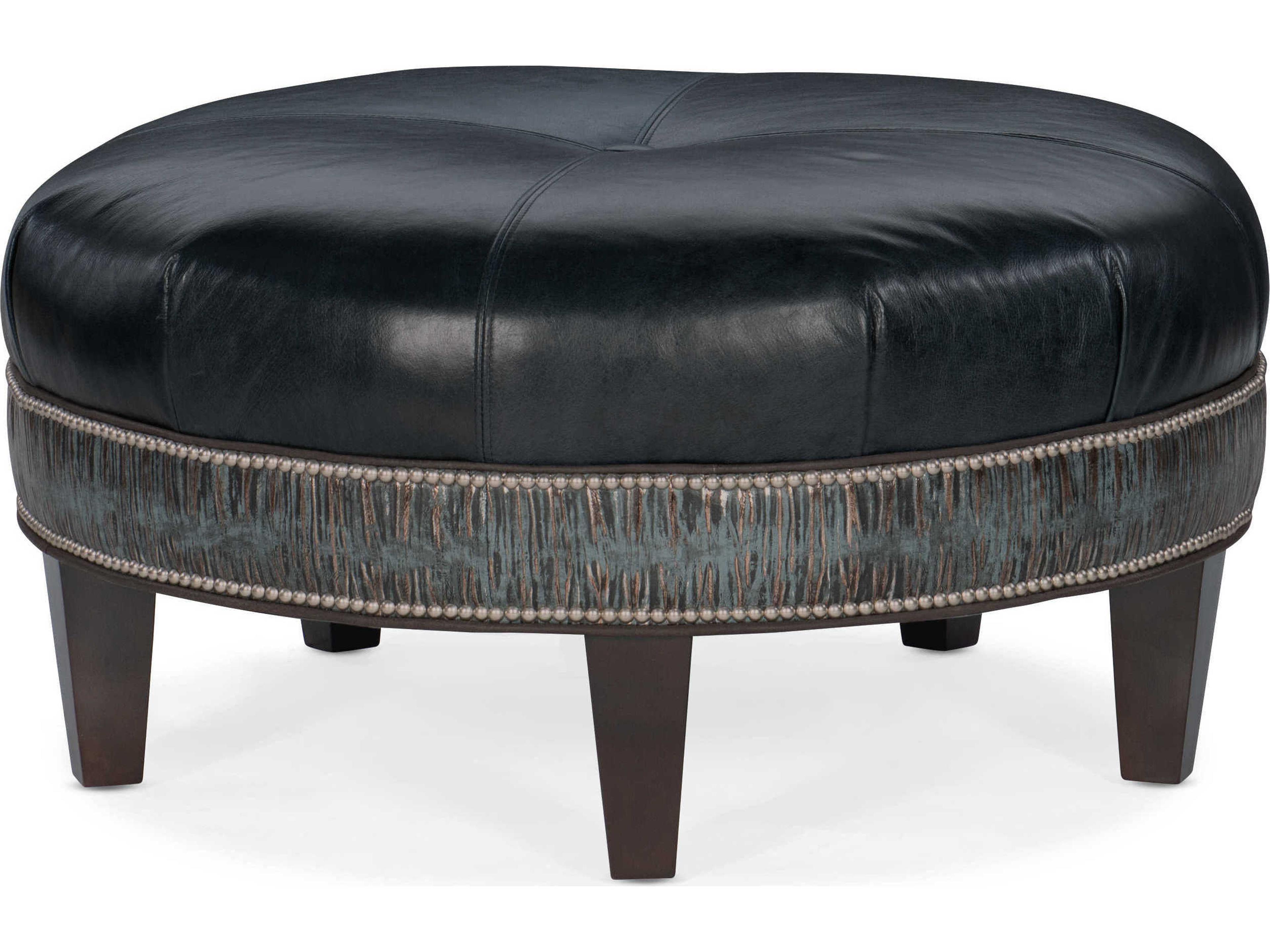 Bradington Young Leather Ottoman