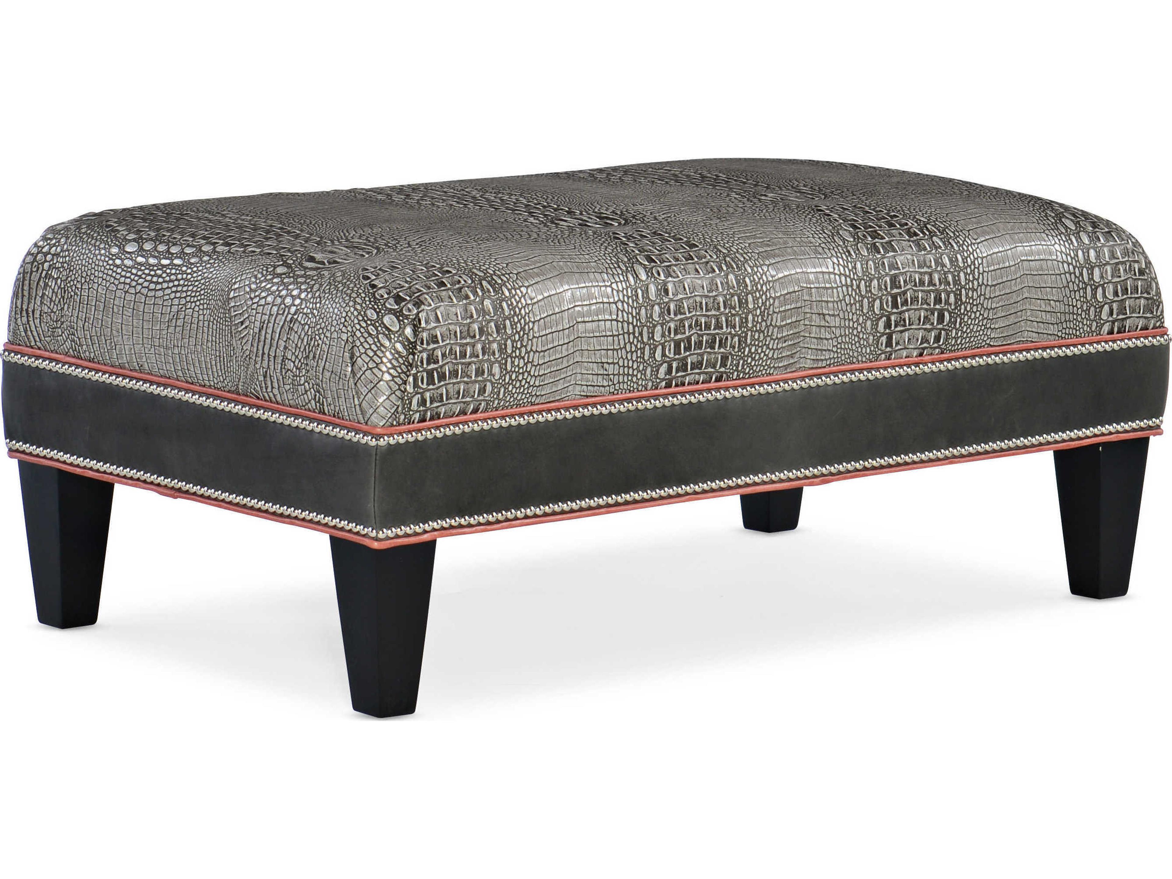 Leather Ottoman