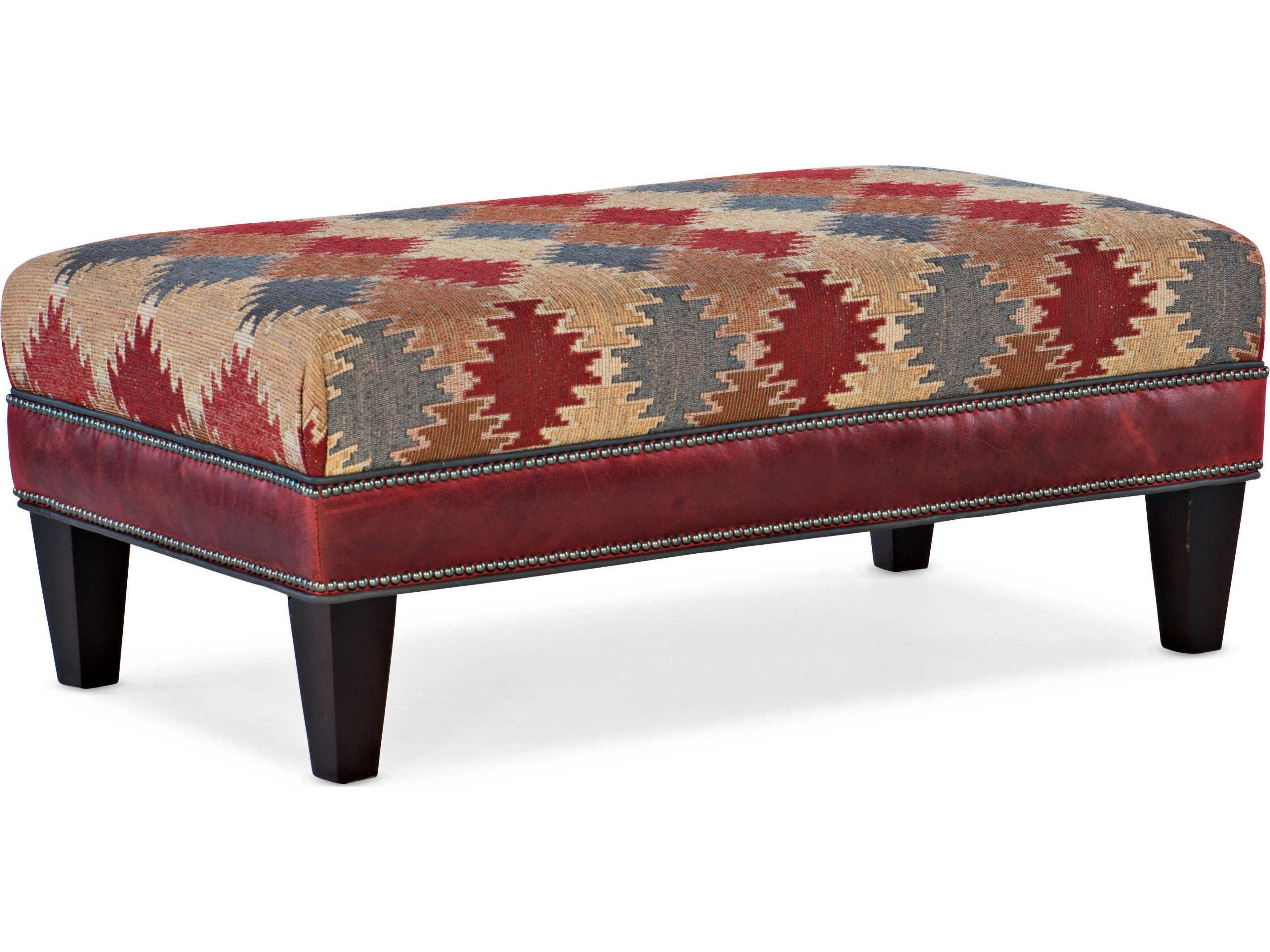 Bradington Young Leather Ottoman