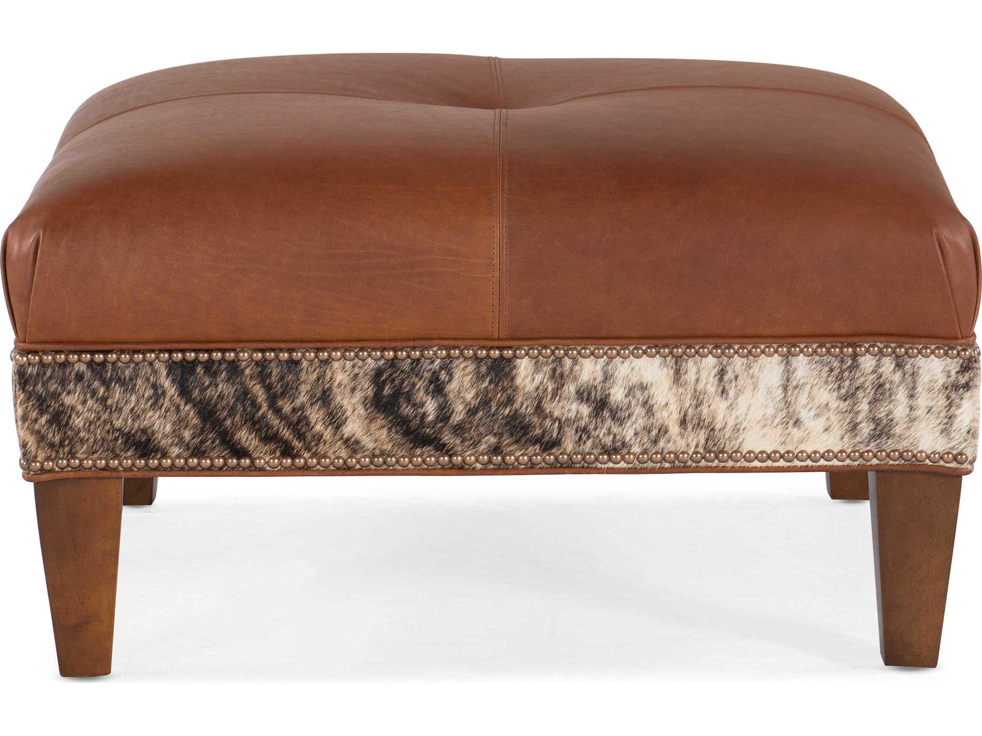Bradington Young Leather Ottoman