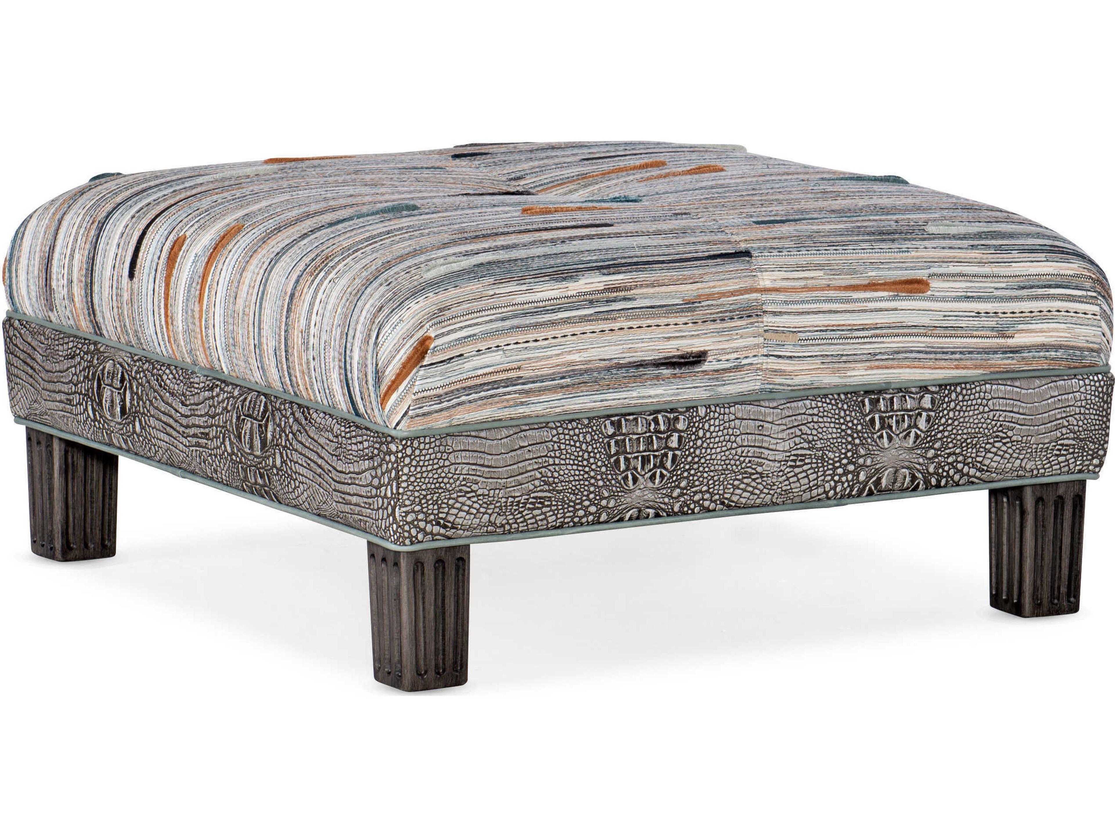 Bradington Young Leather Ottoman