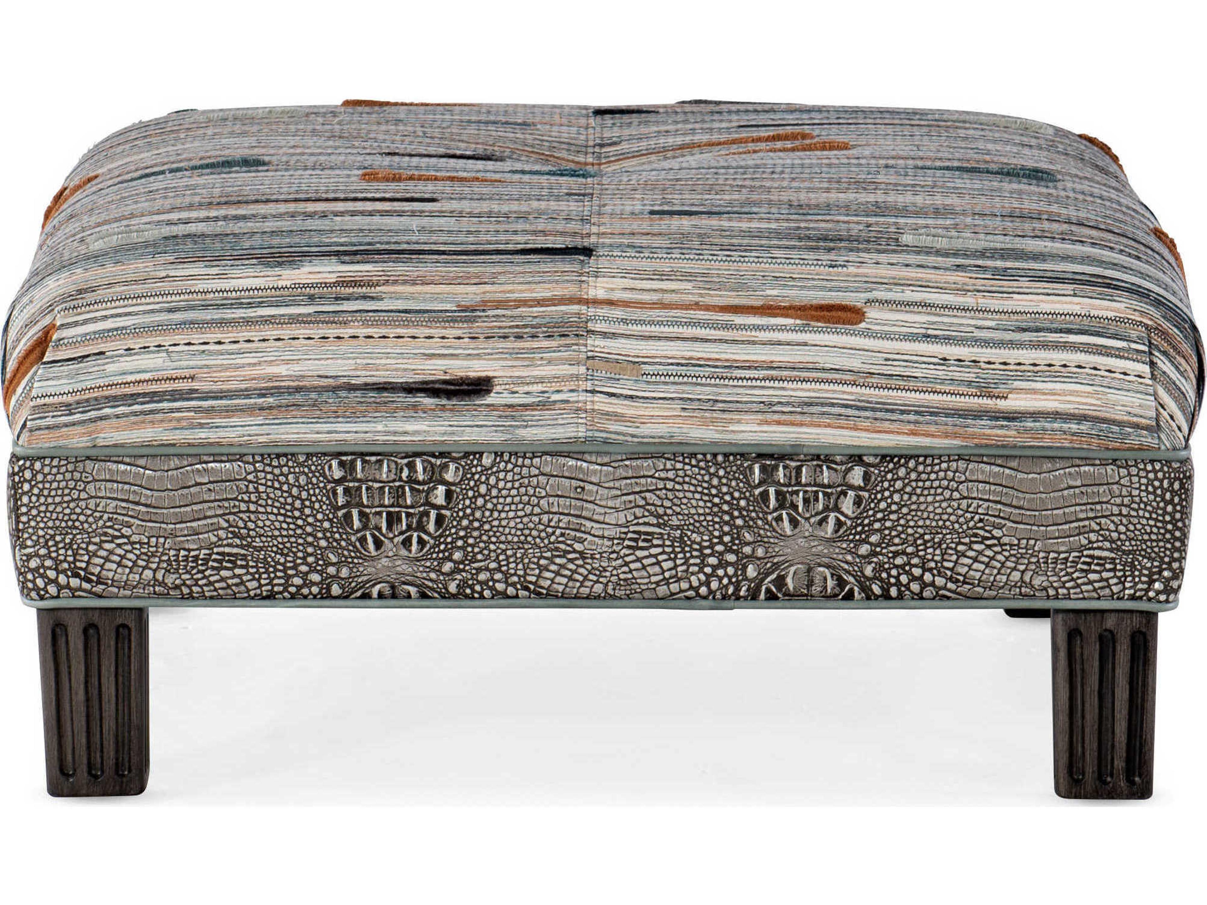 Bradington Young Leather Ottoman