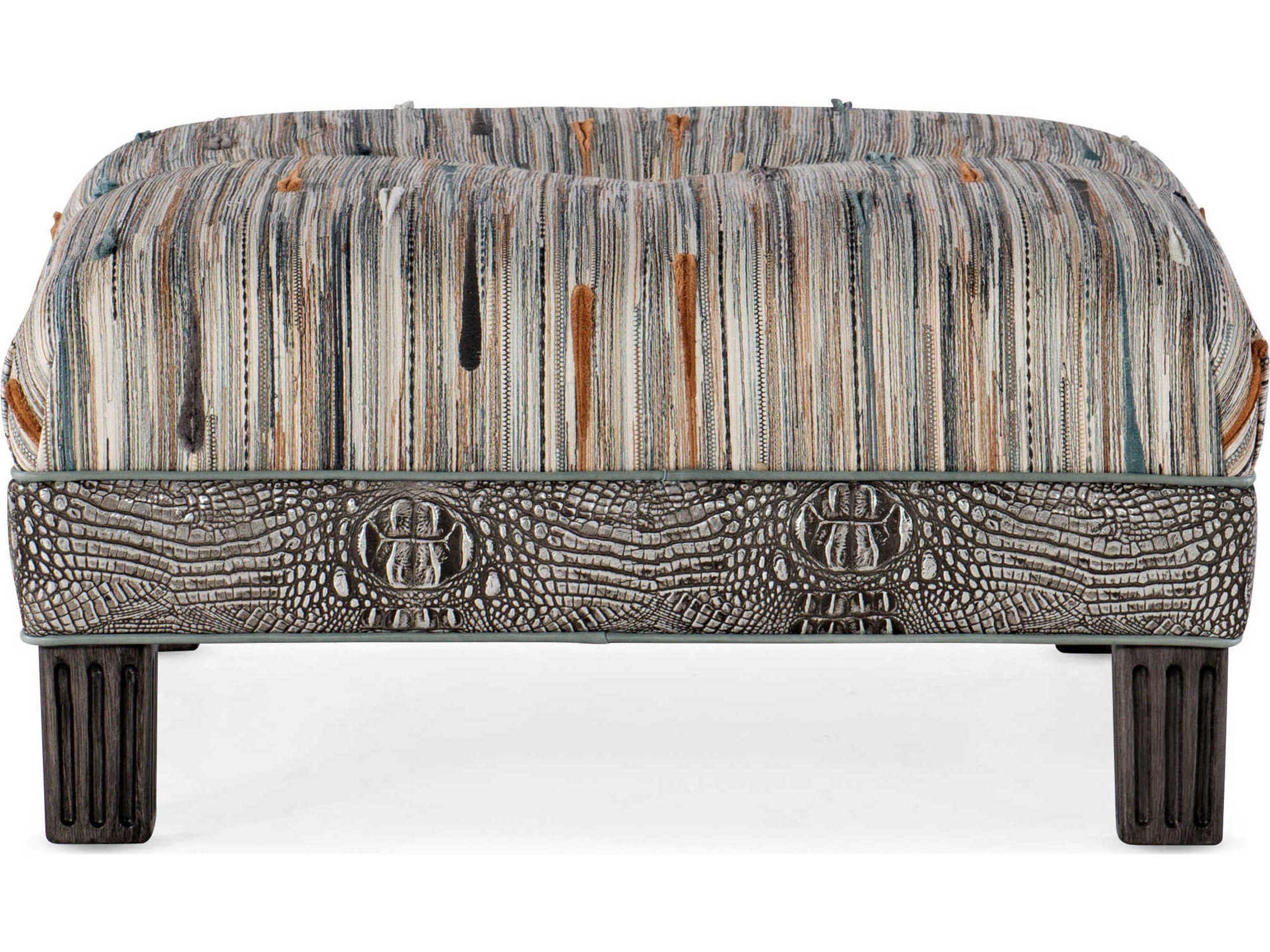 Bradington Young Leather Ottoman