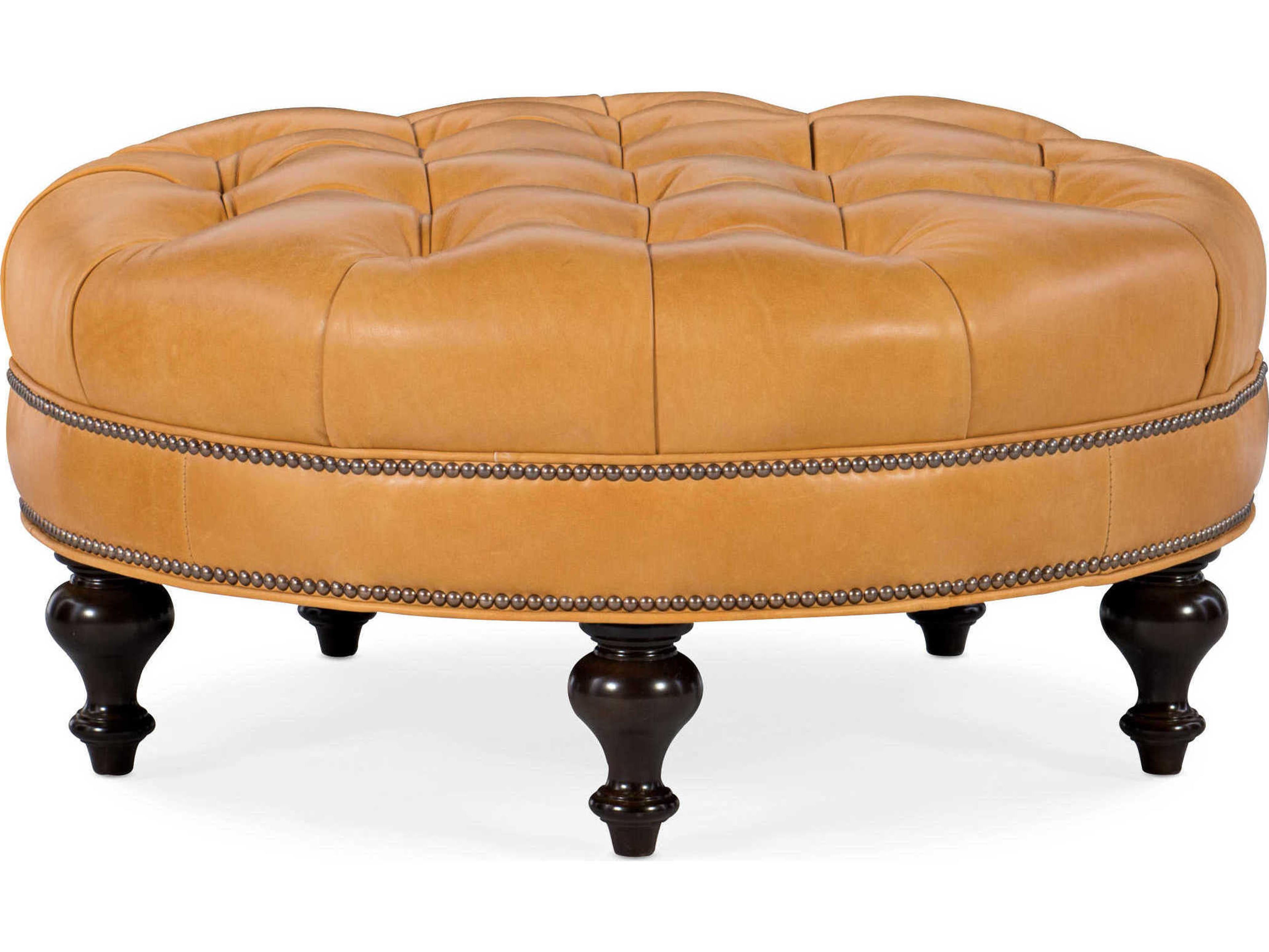 Leather Ottoman