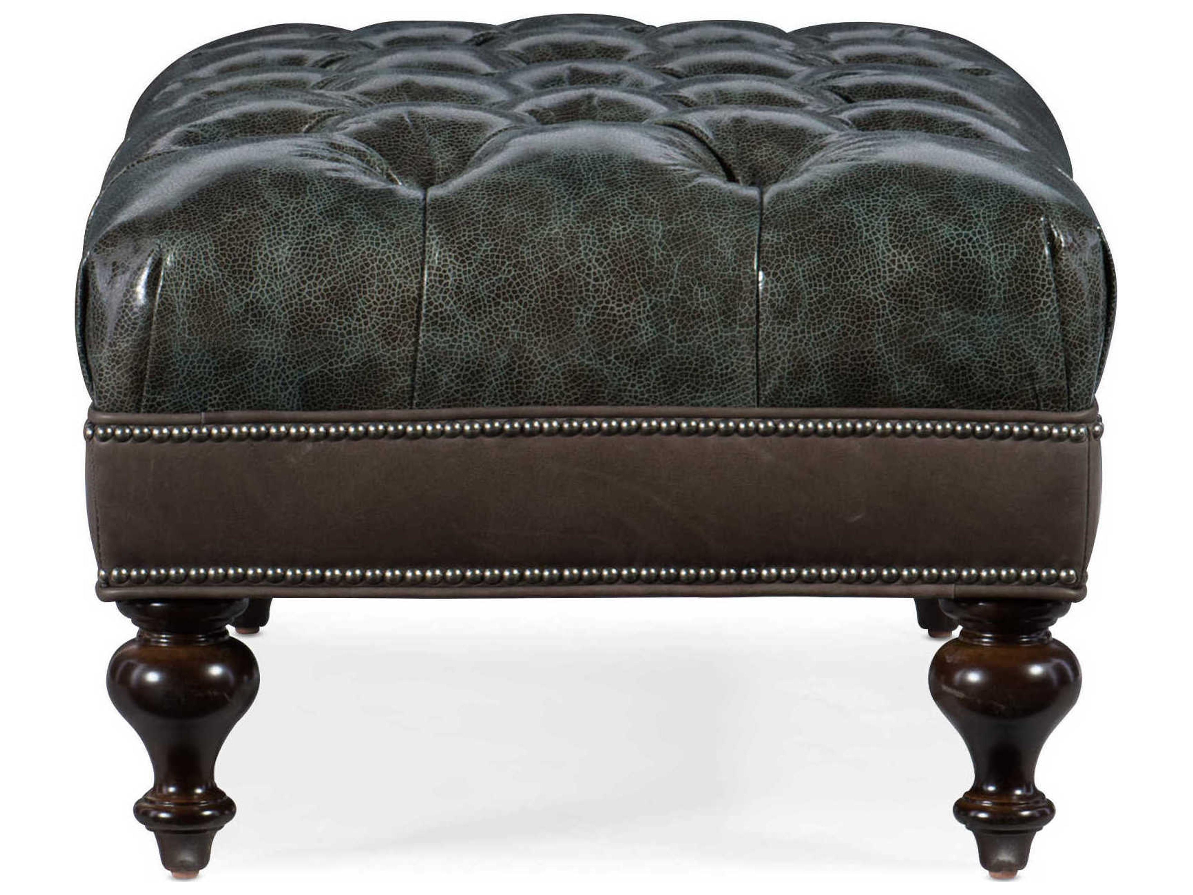 Bradington Young Leather Ottoman