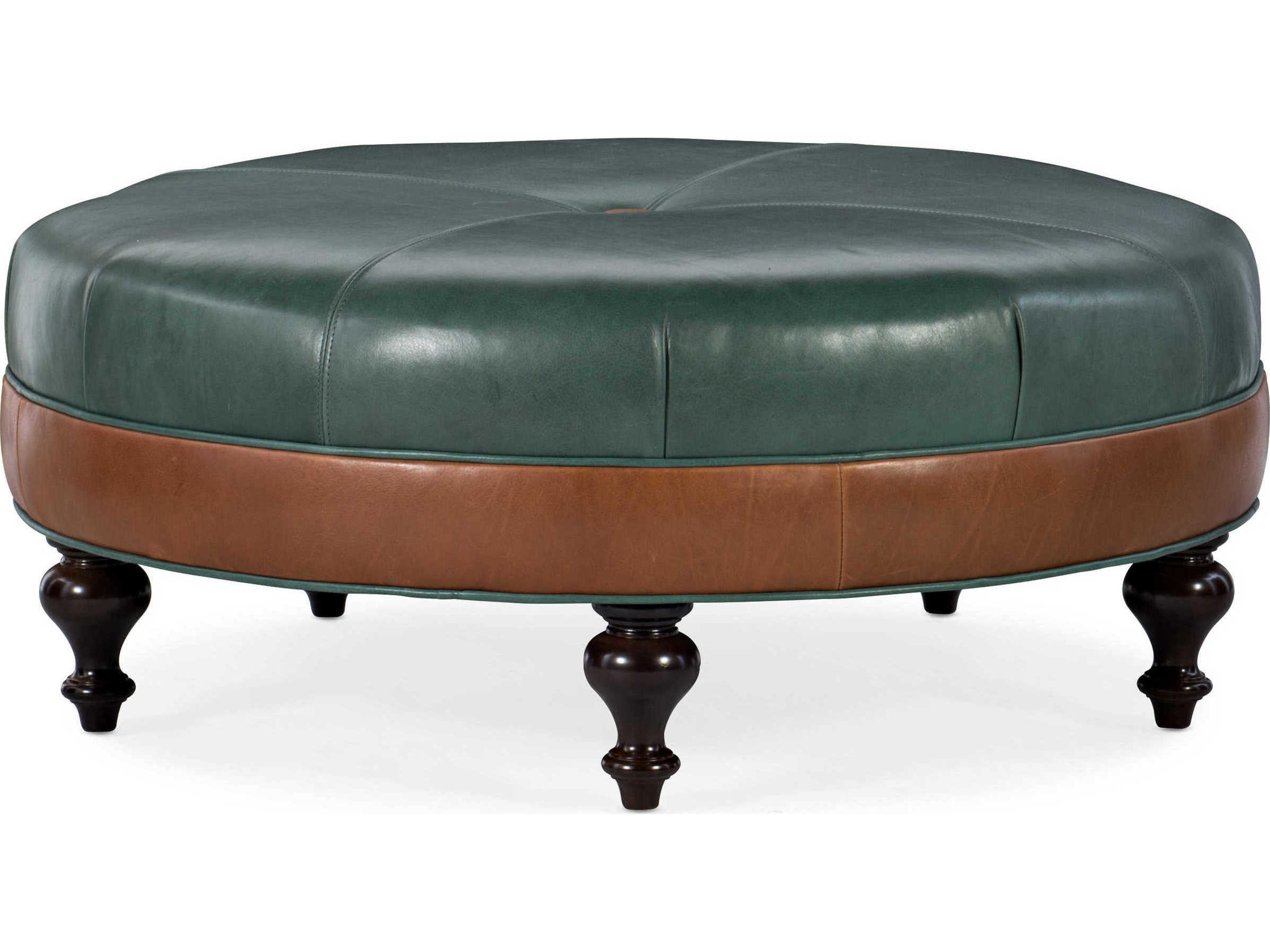 Leather Ottoman