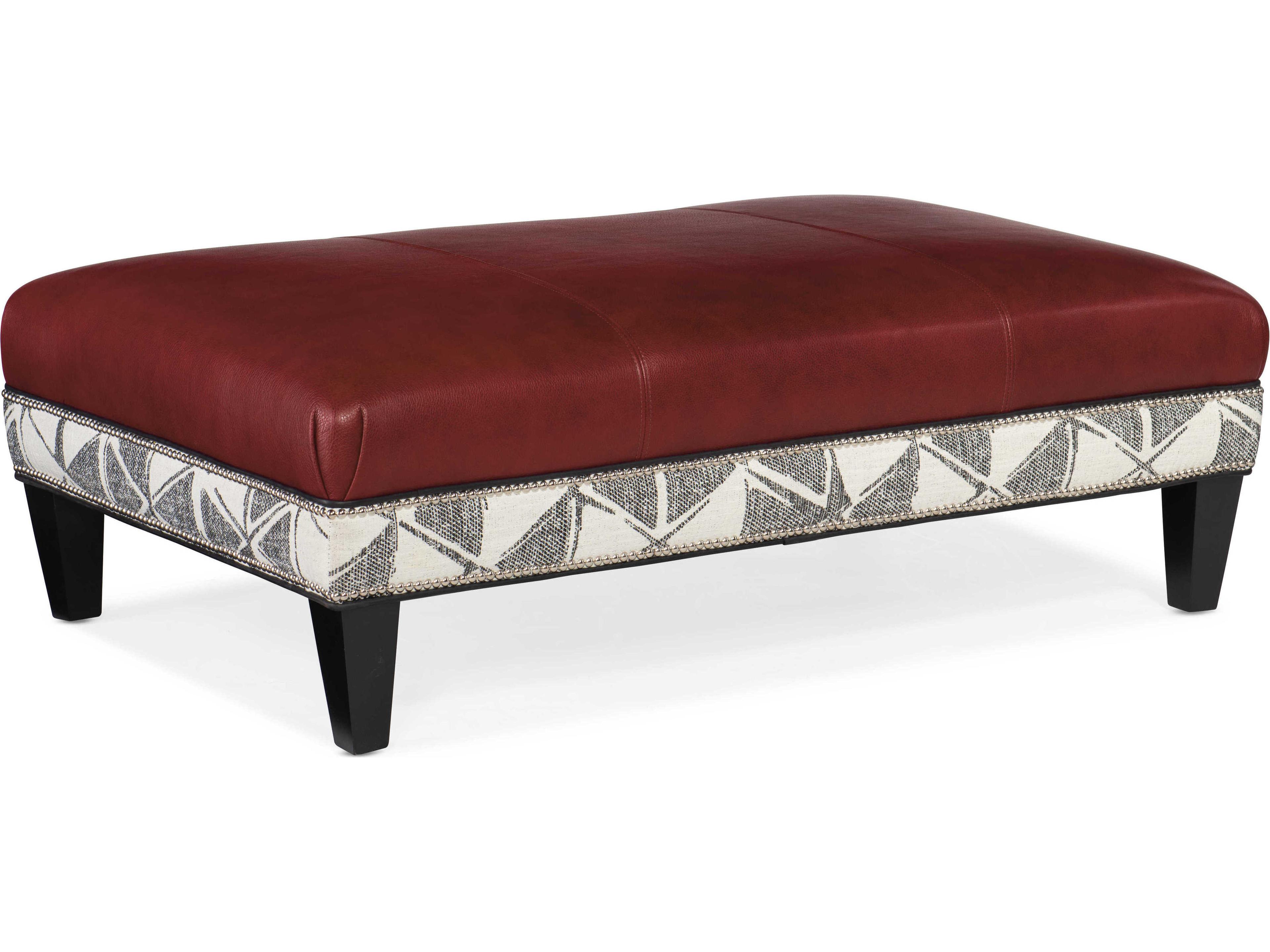 Leather Ottoman