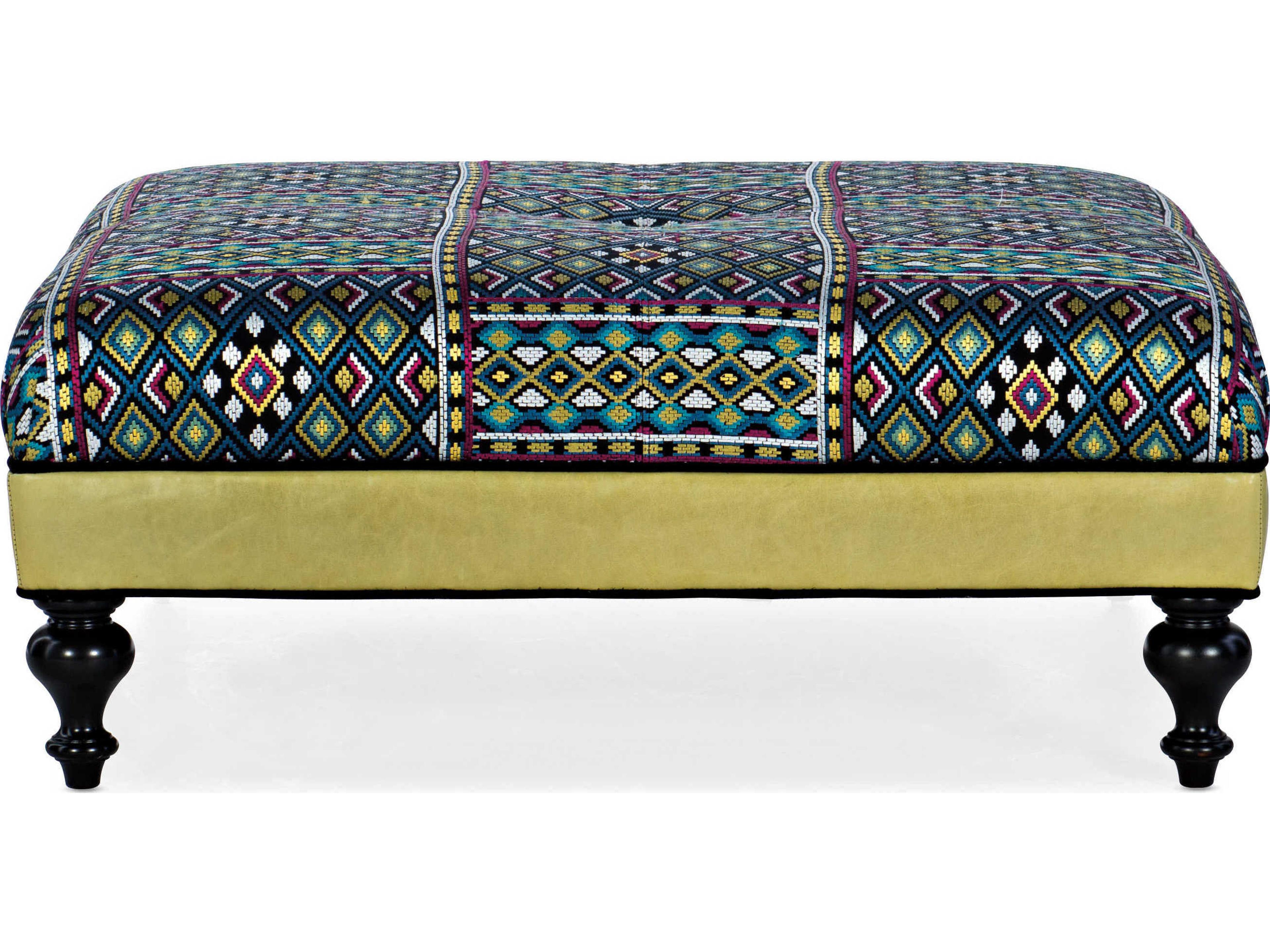 Bradington Young Leather Ottoman