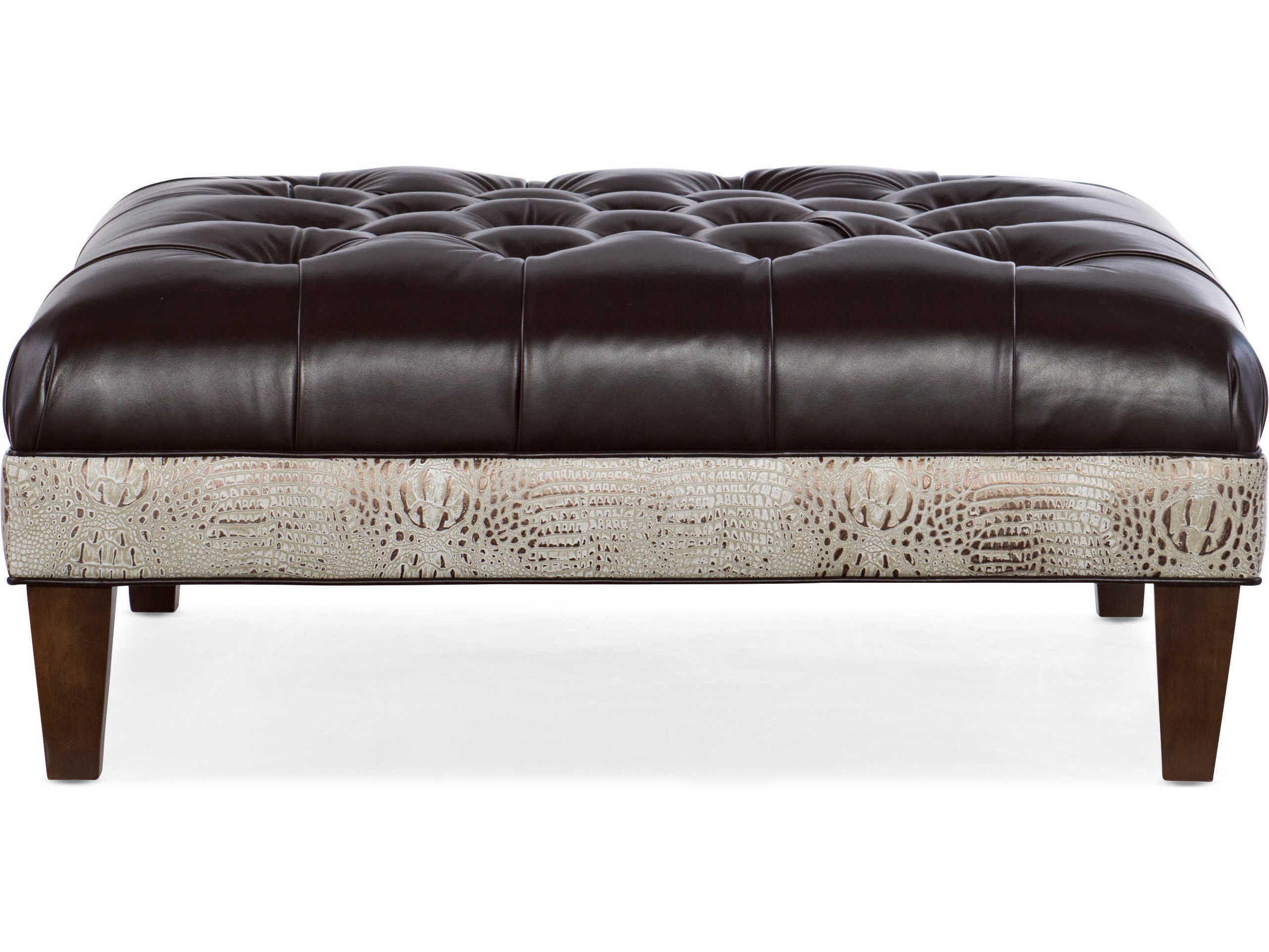 Bradington Young Leather Ottoman