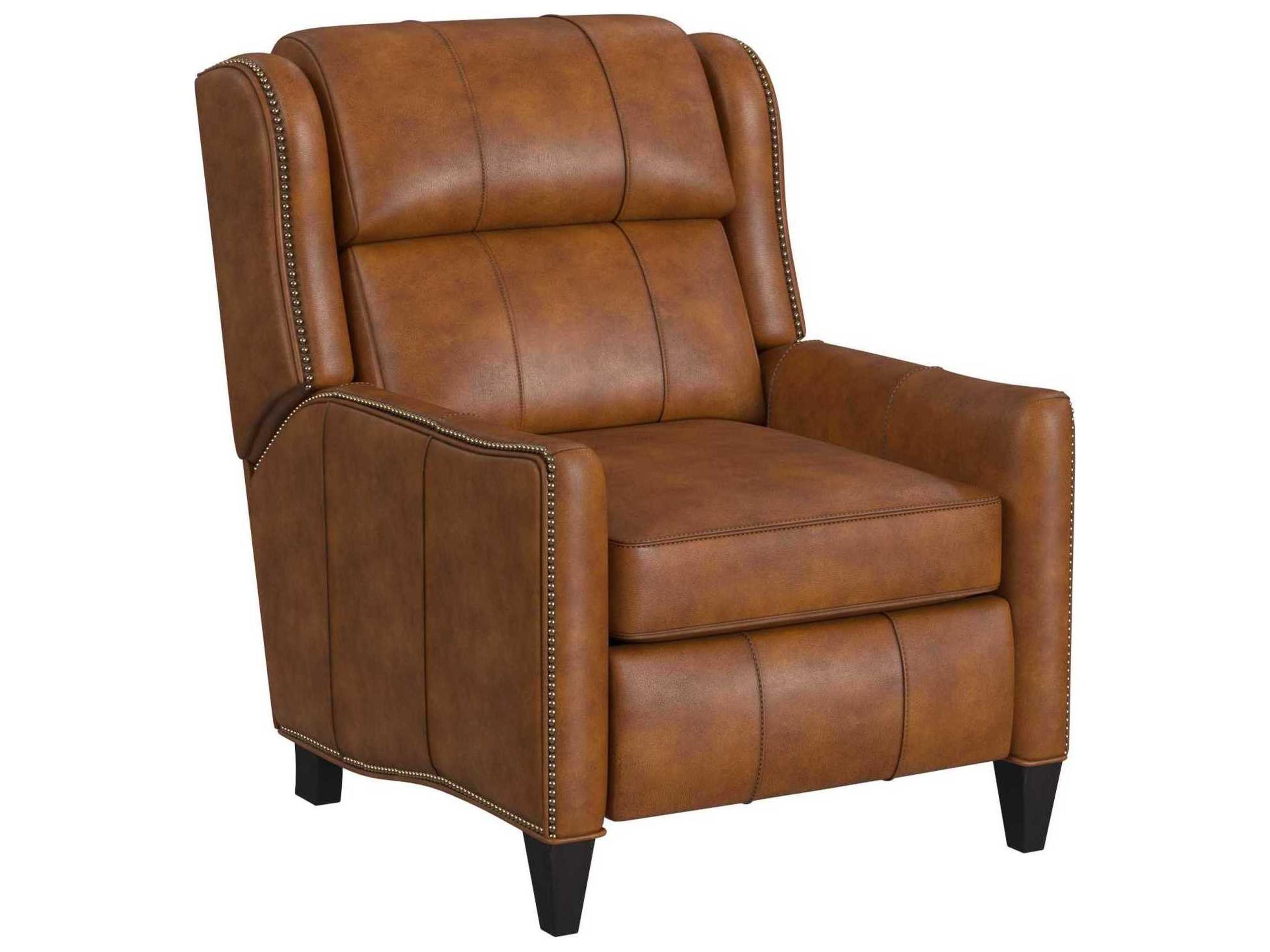 Lancaster Sable Brown Leather Recliner
