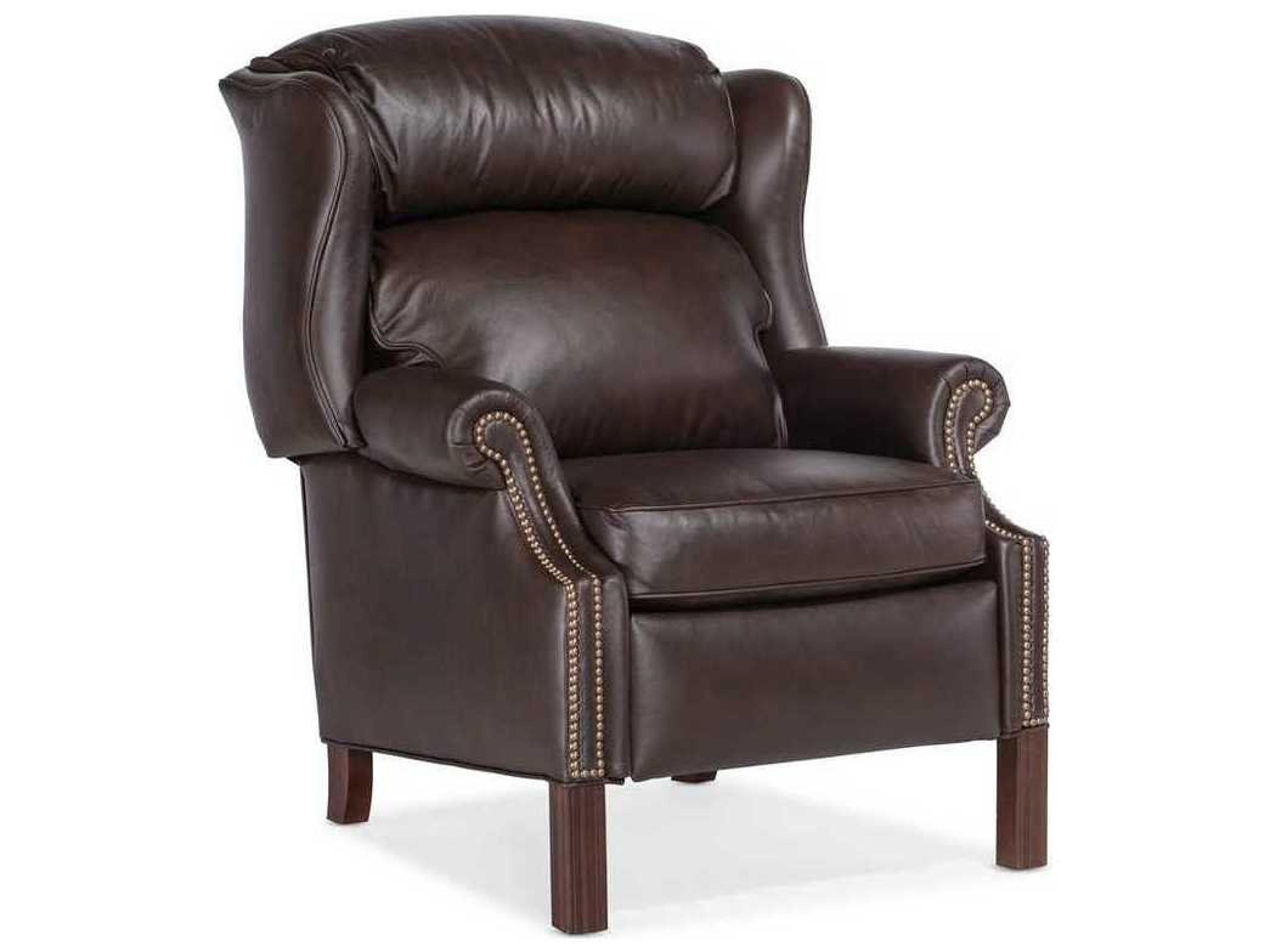 Bradington Young Chocolate Brown Leather Recliner