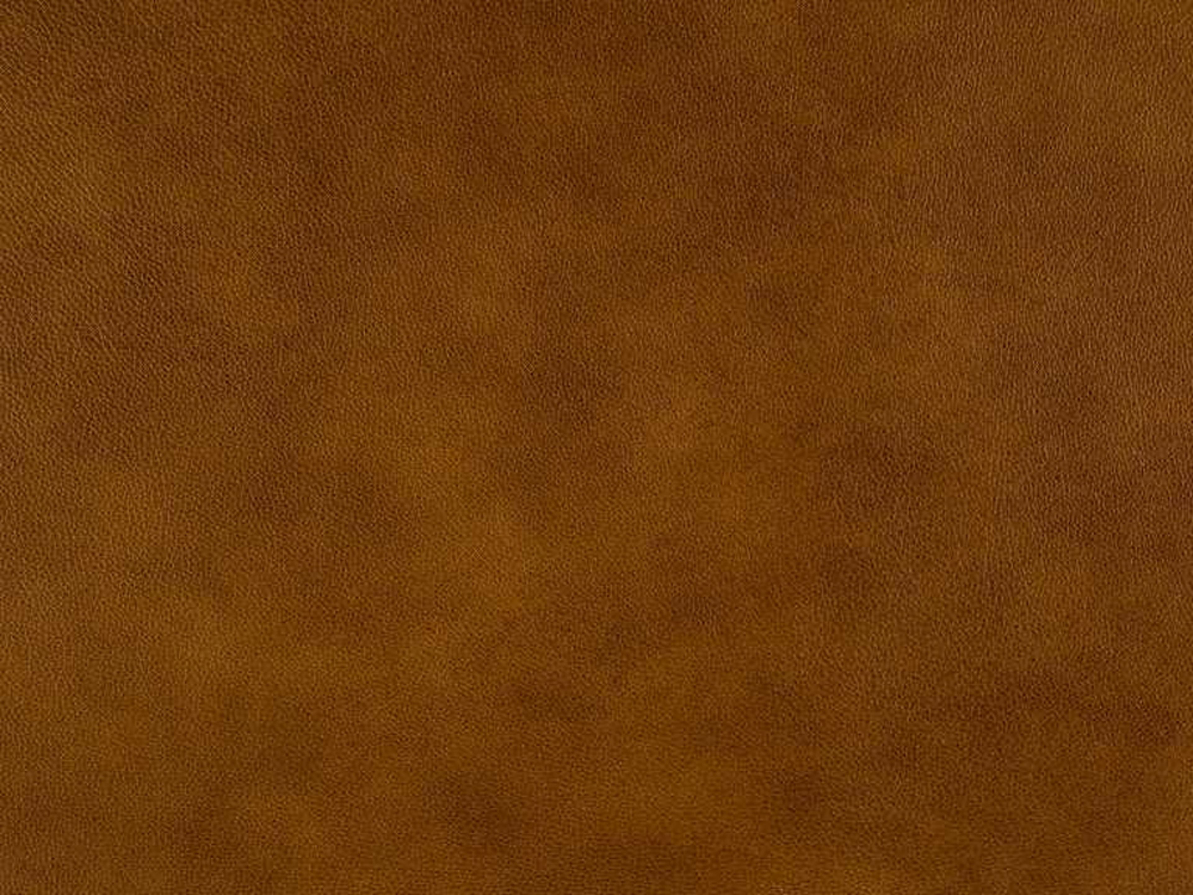 Bradington Young Richardson Cognac Brown Leather Sofa