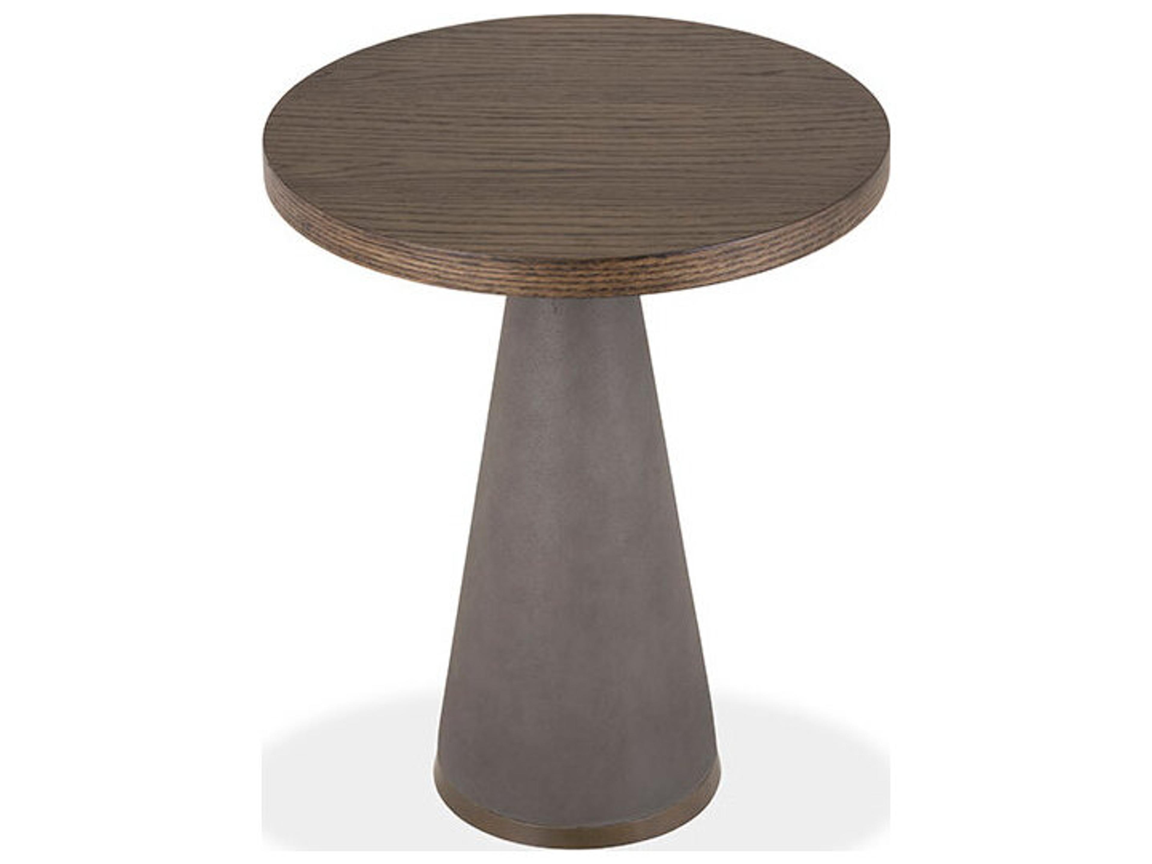Costa Round Wood Sable End Table