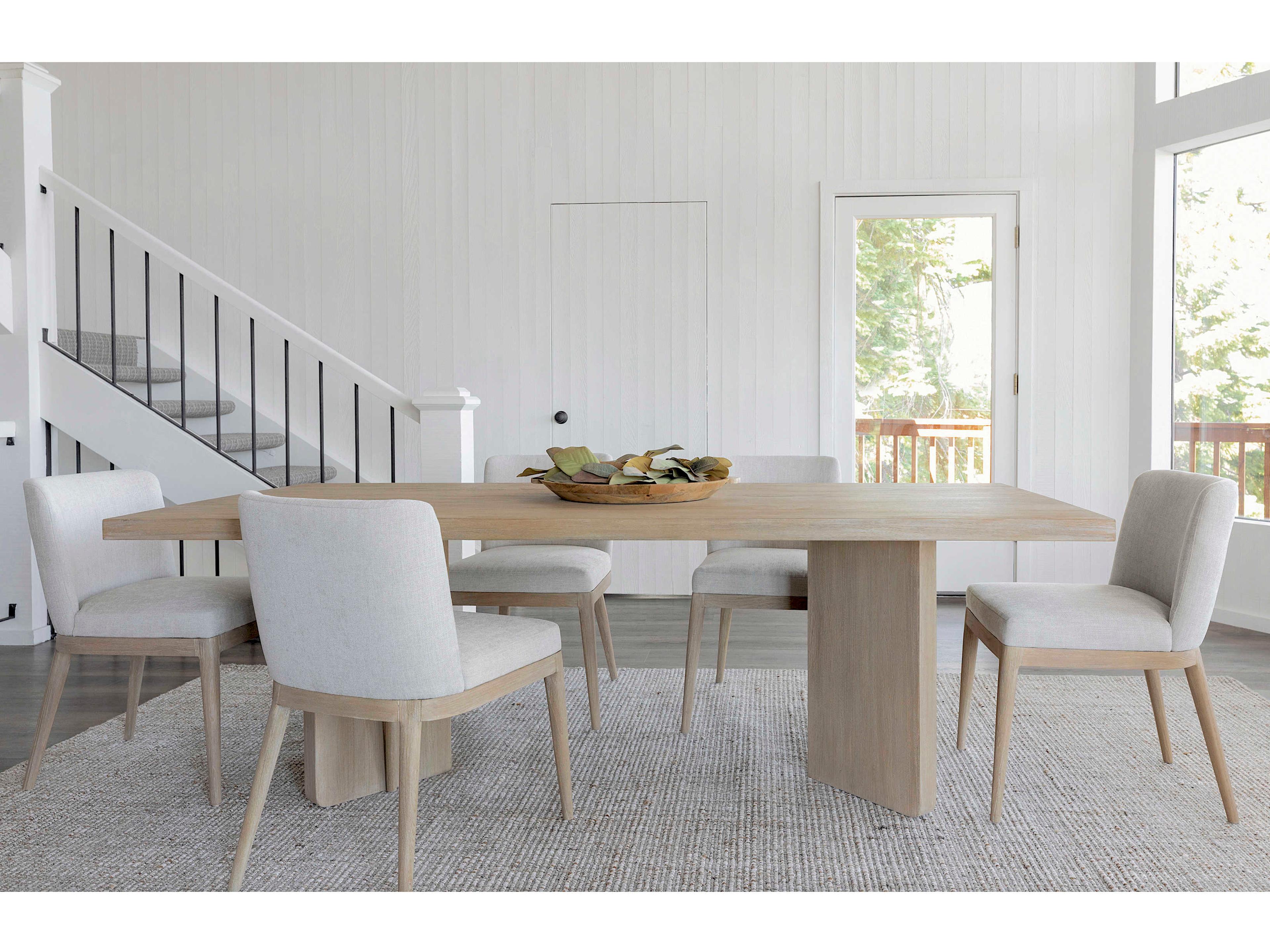 Brownstone Curran Rectangular Wood Beach Dining Table