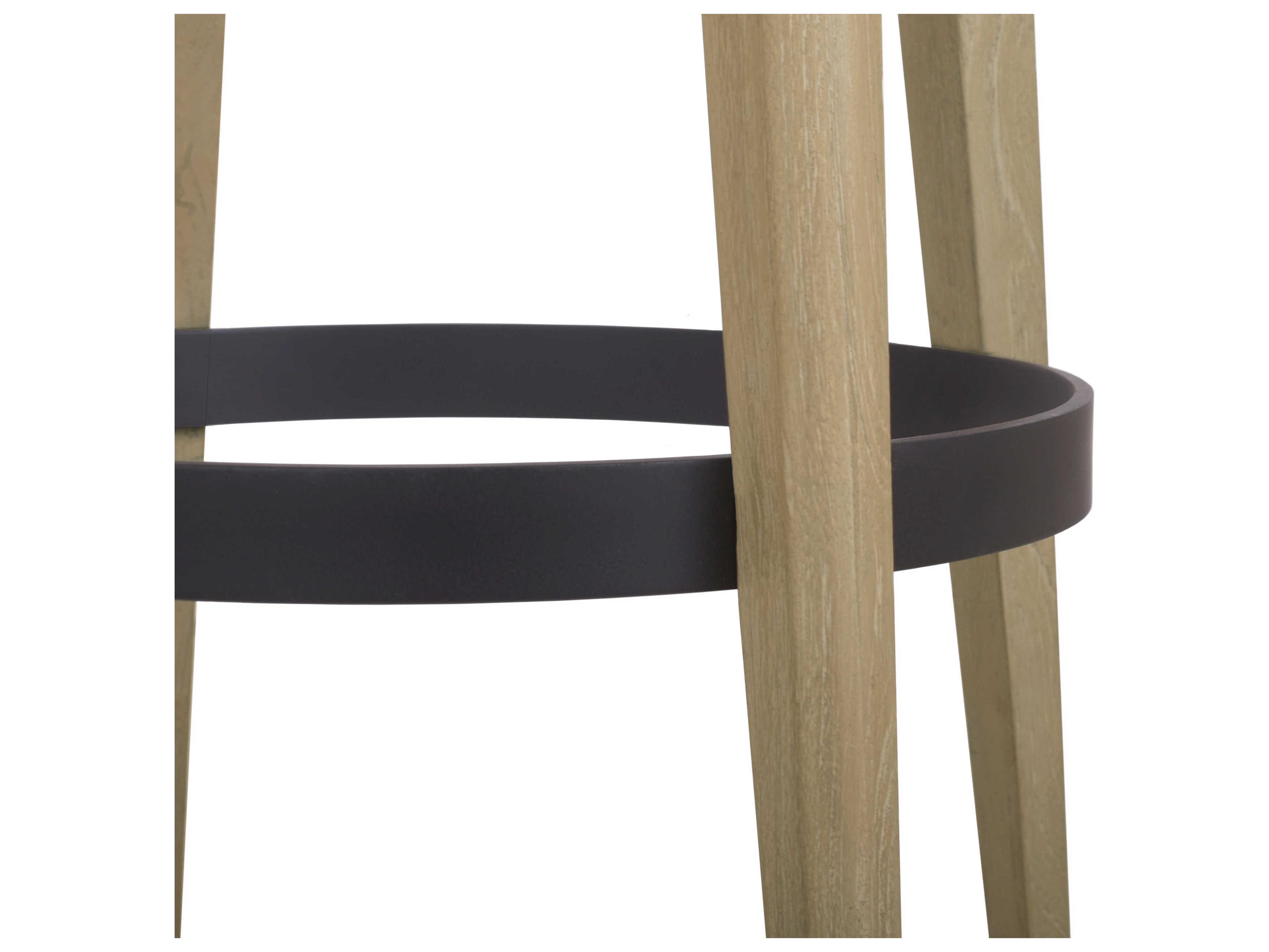 Brownstone Flynn Teak Wood Beach Counter Stool