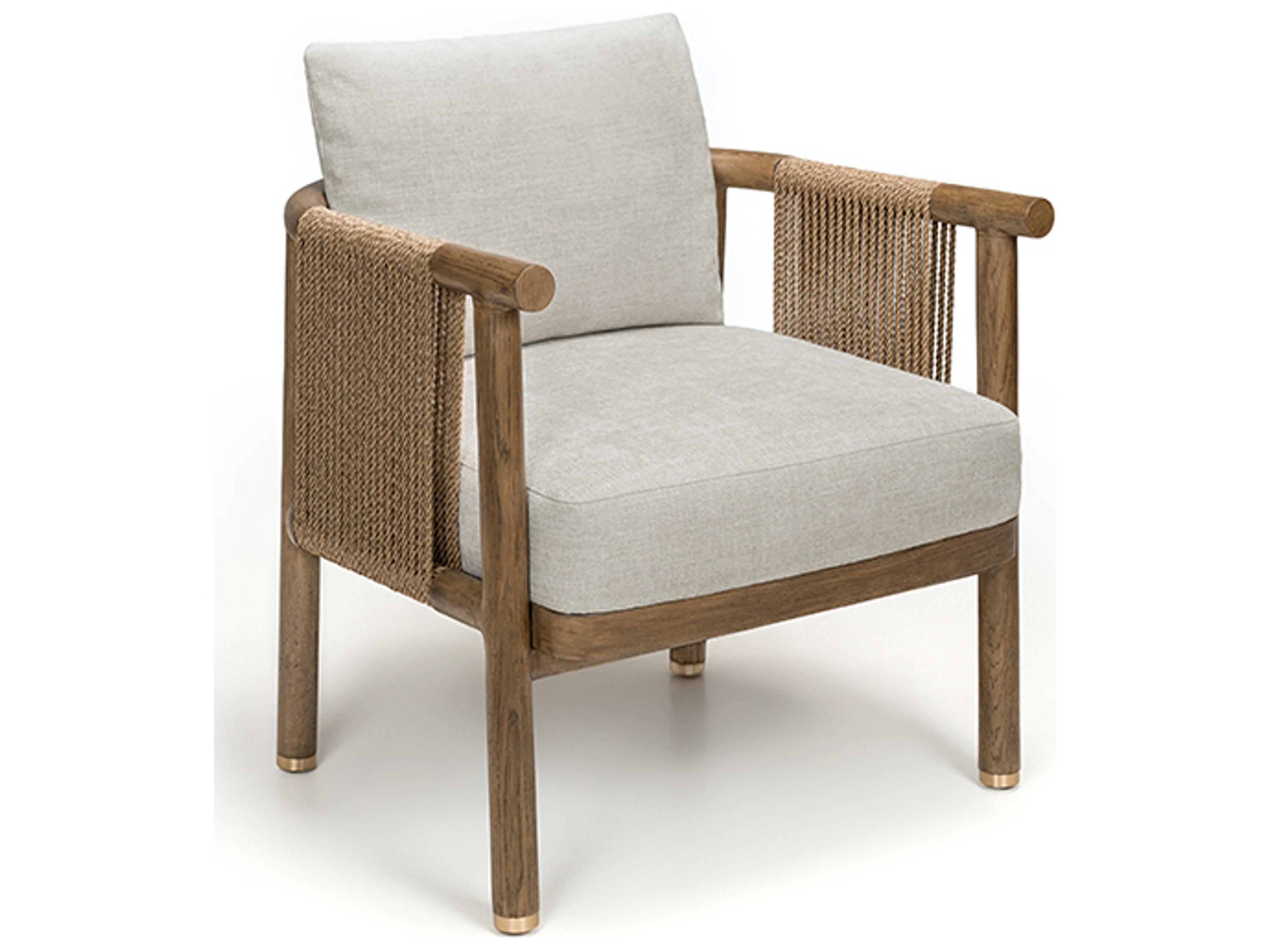 Lana Upholstered Accent Chair in Sedona White Oak with Crypton Performance Fabric