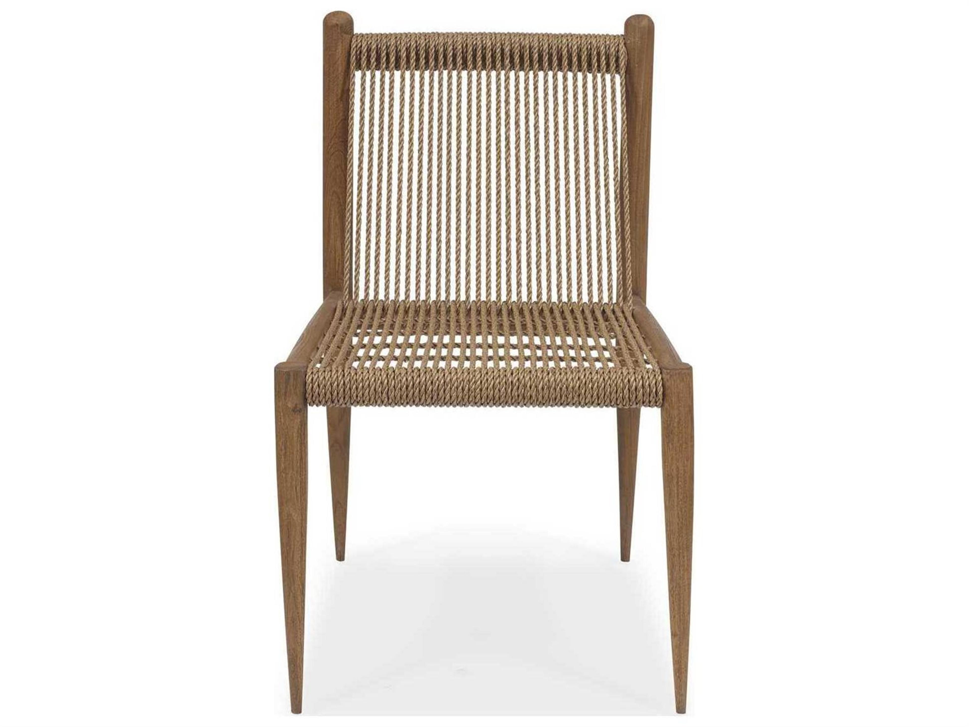 Brownstone Montauk Teak Wood Side Dining Chair