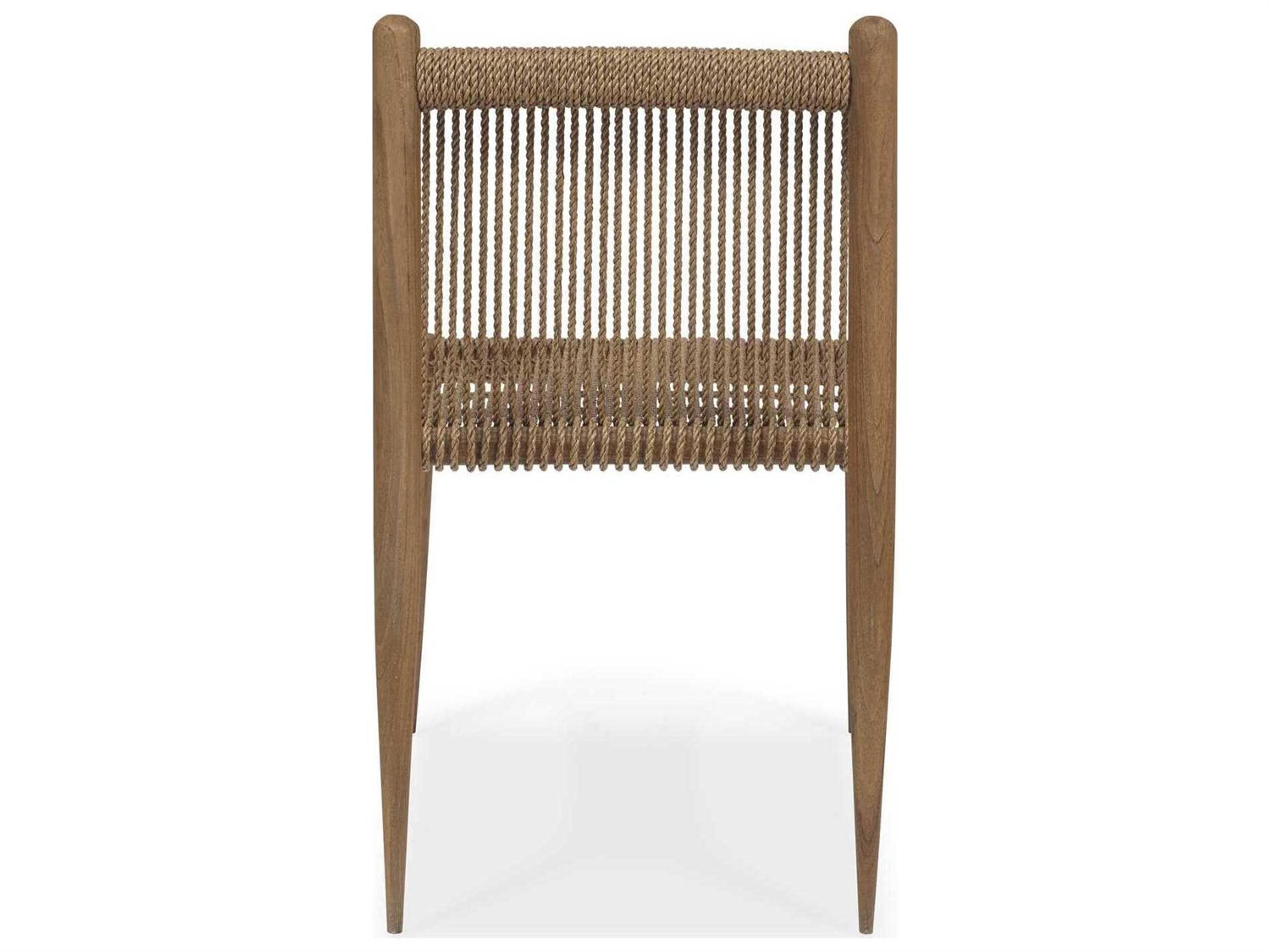 Brownstone Montauk Teak Wood Side Dining Chair