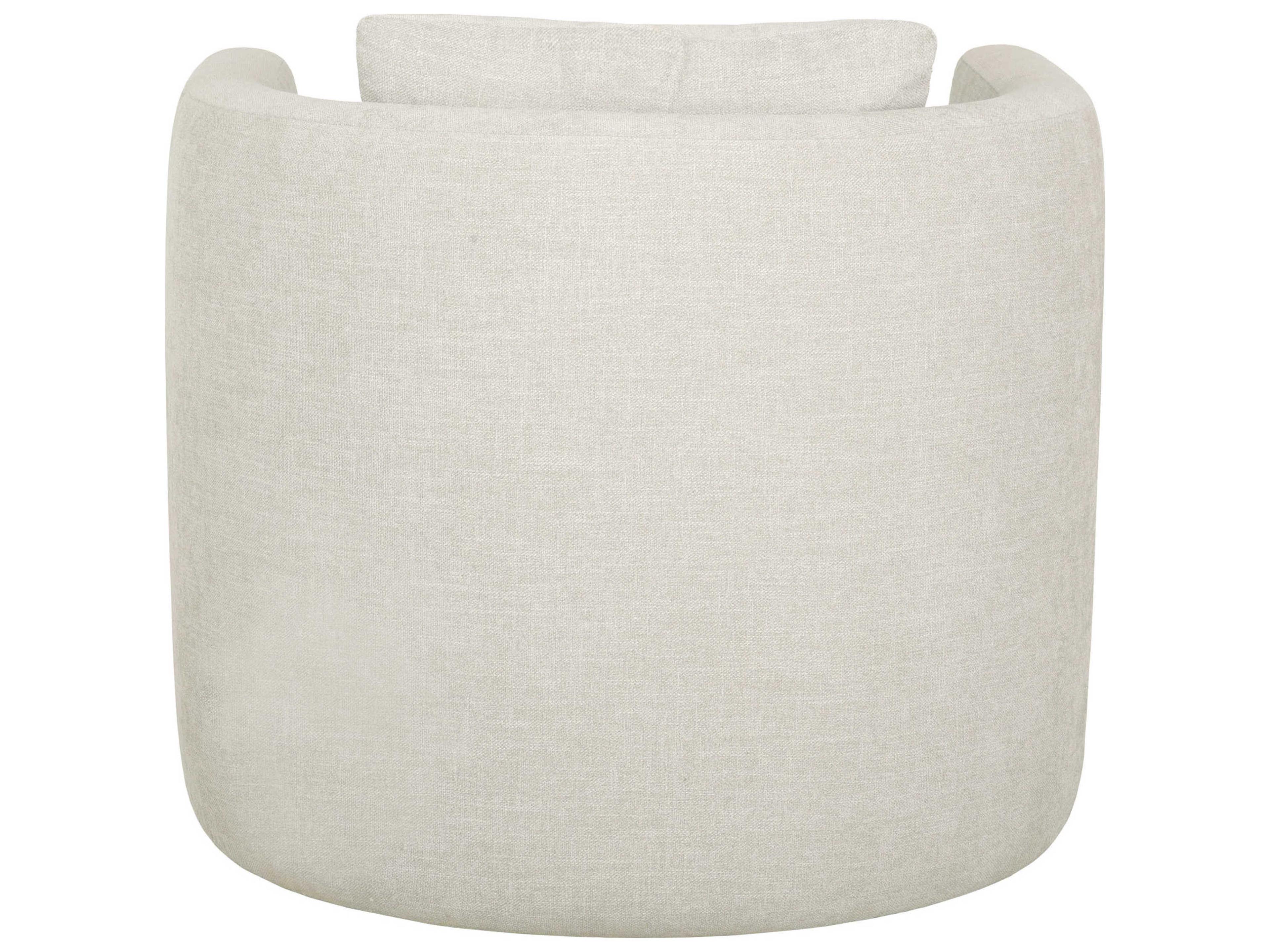 Brownstone Pismo Swivel White Swivel Accent Chair