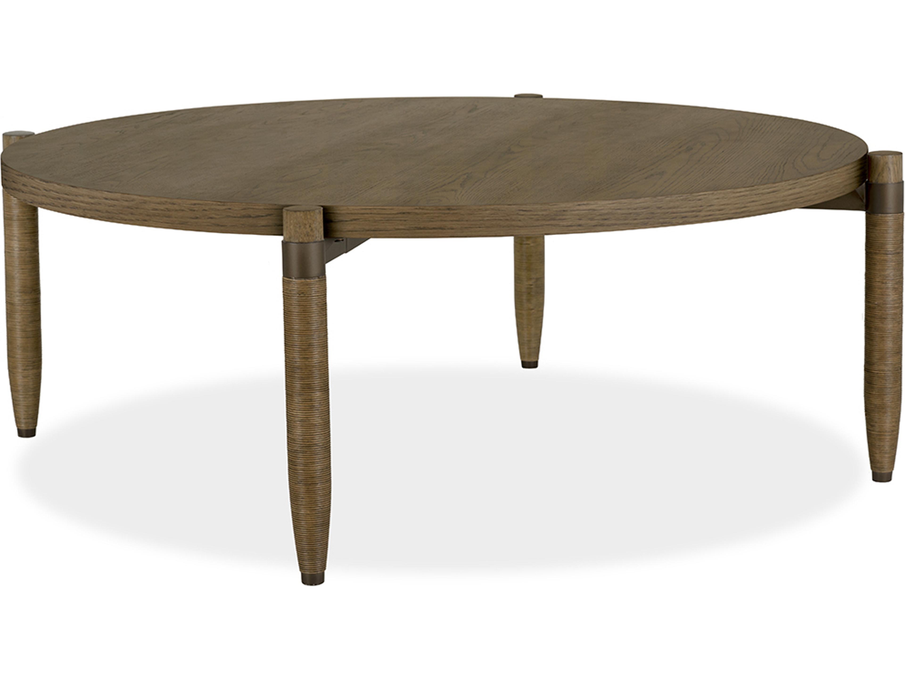 Tristan Round Wood Sedona Coffee Table
