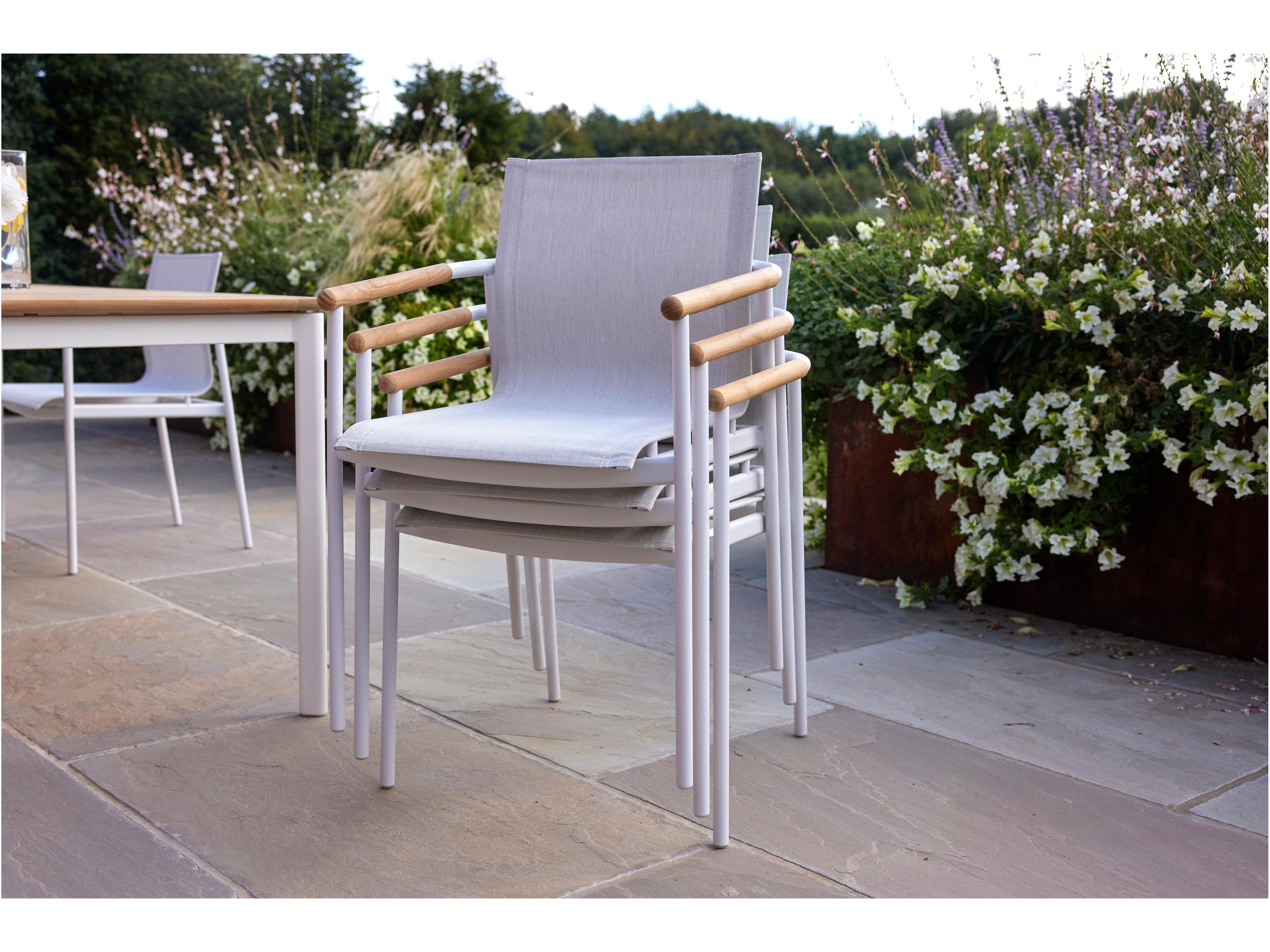 Barlow Tyrie Around Aluminum Sling Dining Chair