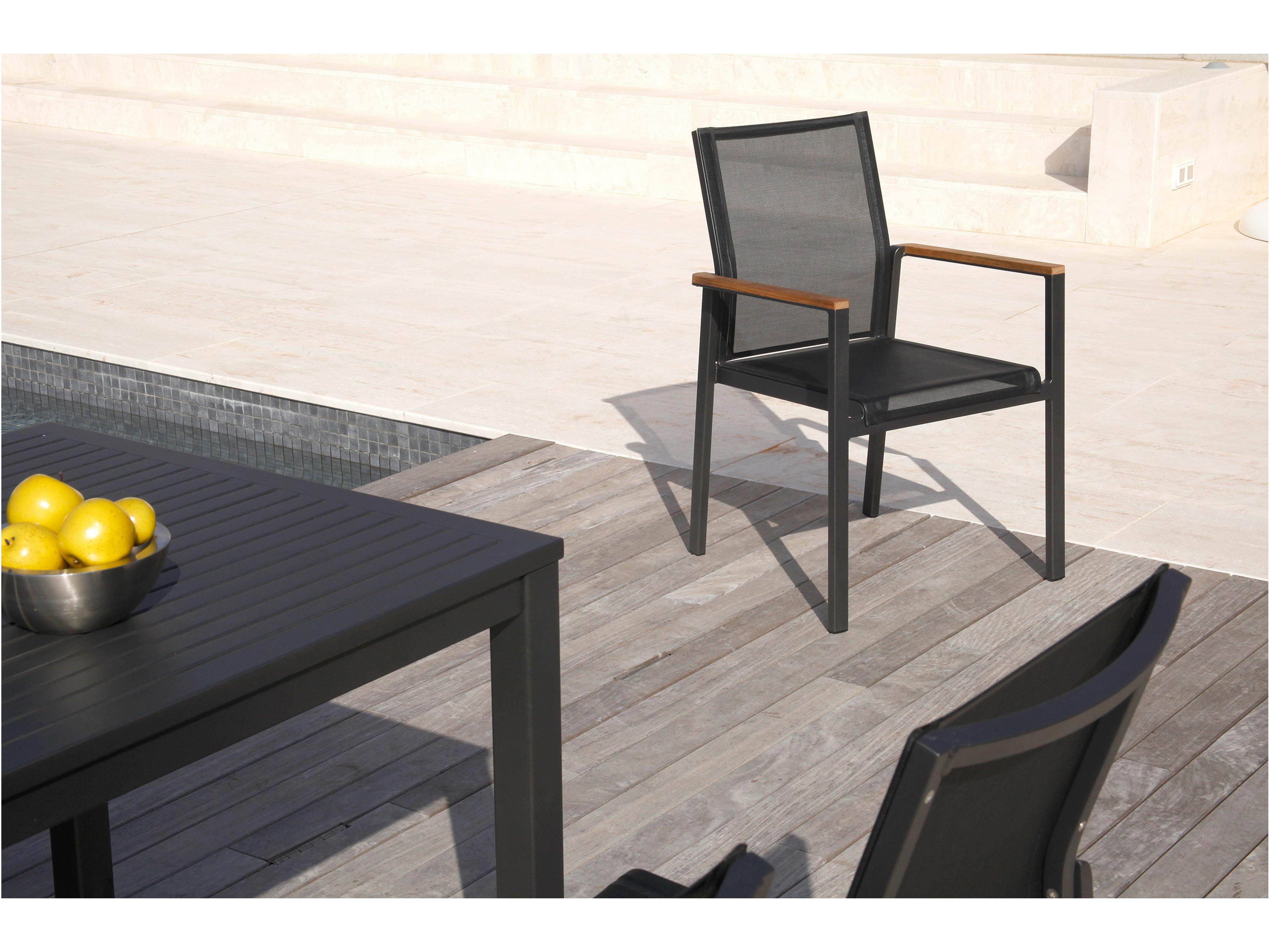 Barlow Tyrie Aura Aluminum Sling Dining Chair