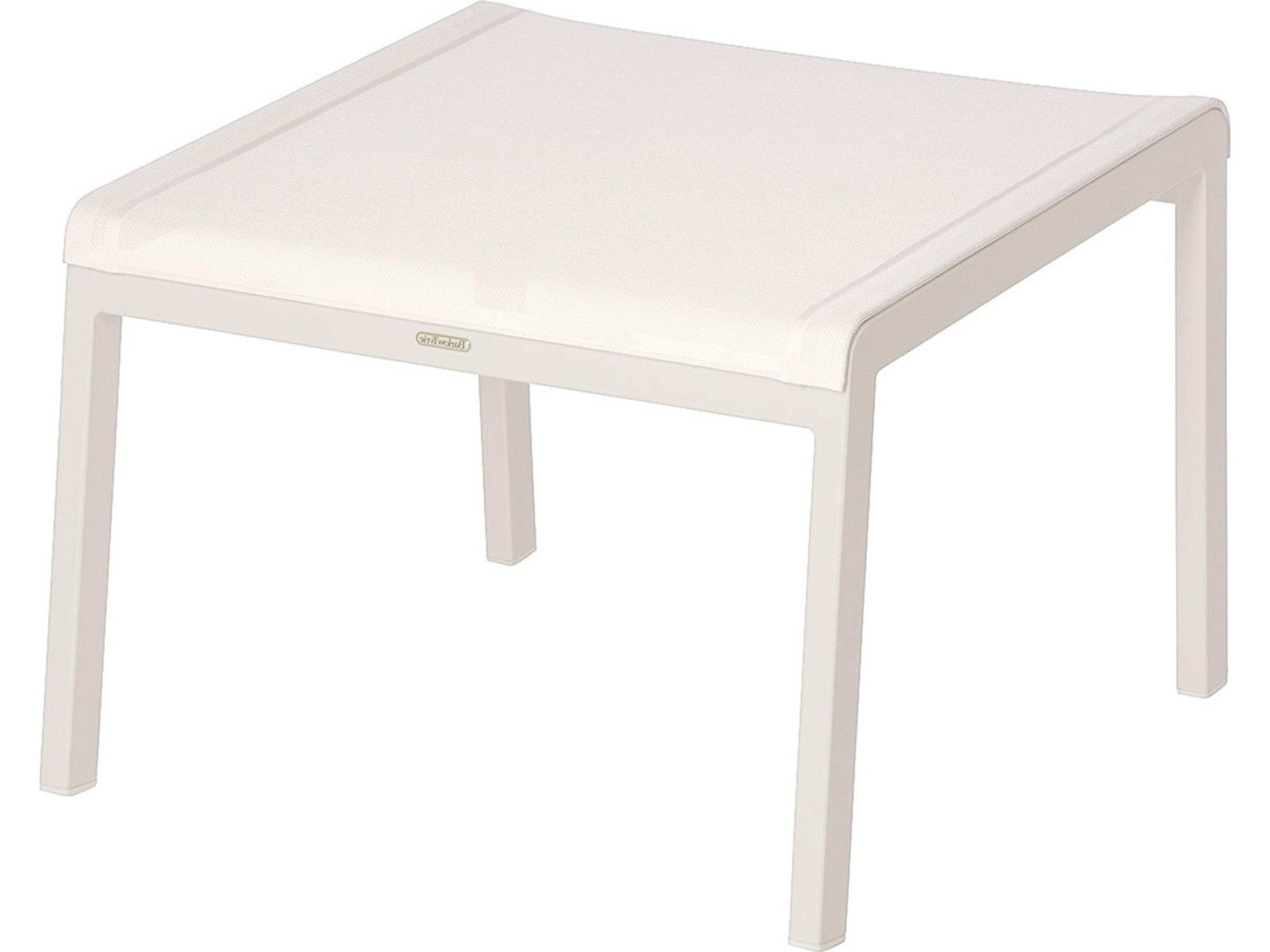 Aura Occasional Aluminum Sling Ottoman