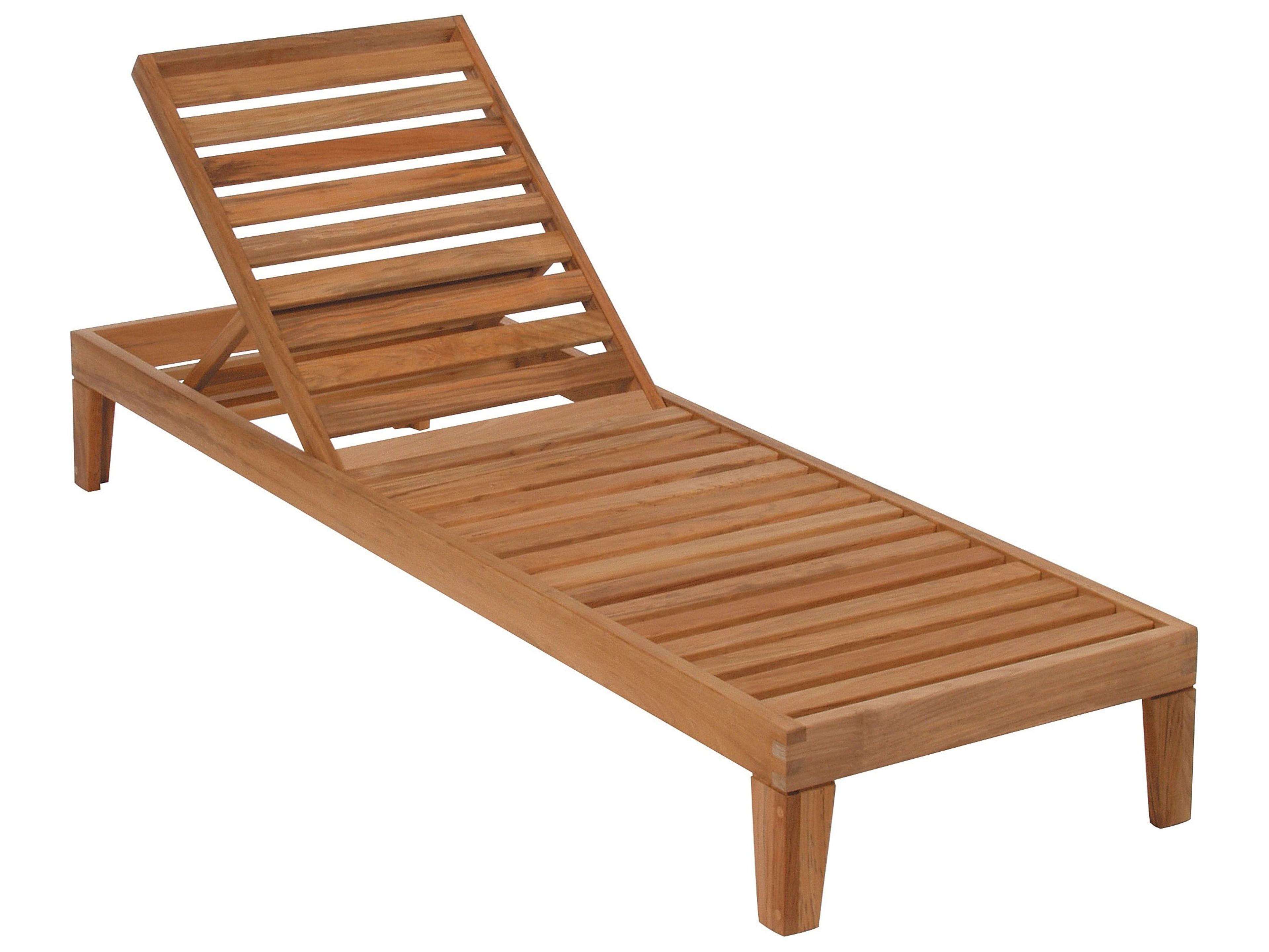 Capri Base Lounger - Natural Teak