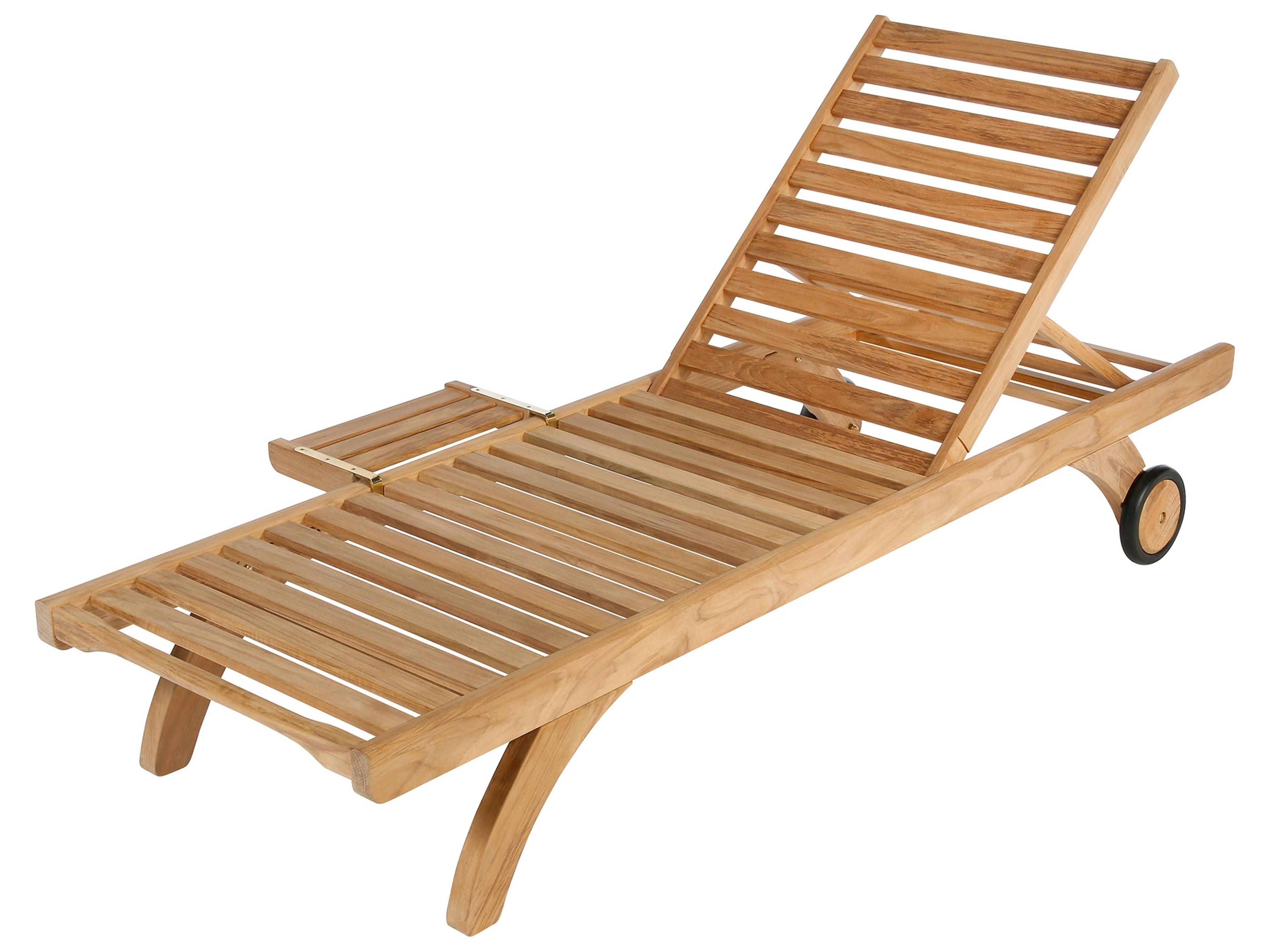 Barlow Tyrie Capri Standard Lounger - Natural Teak