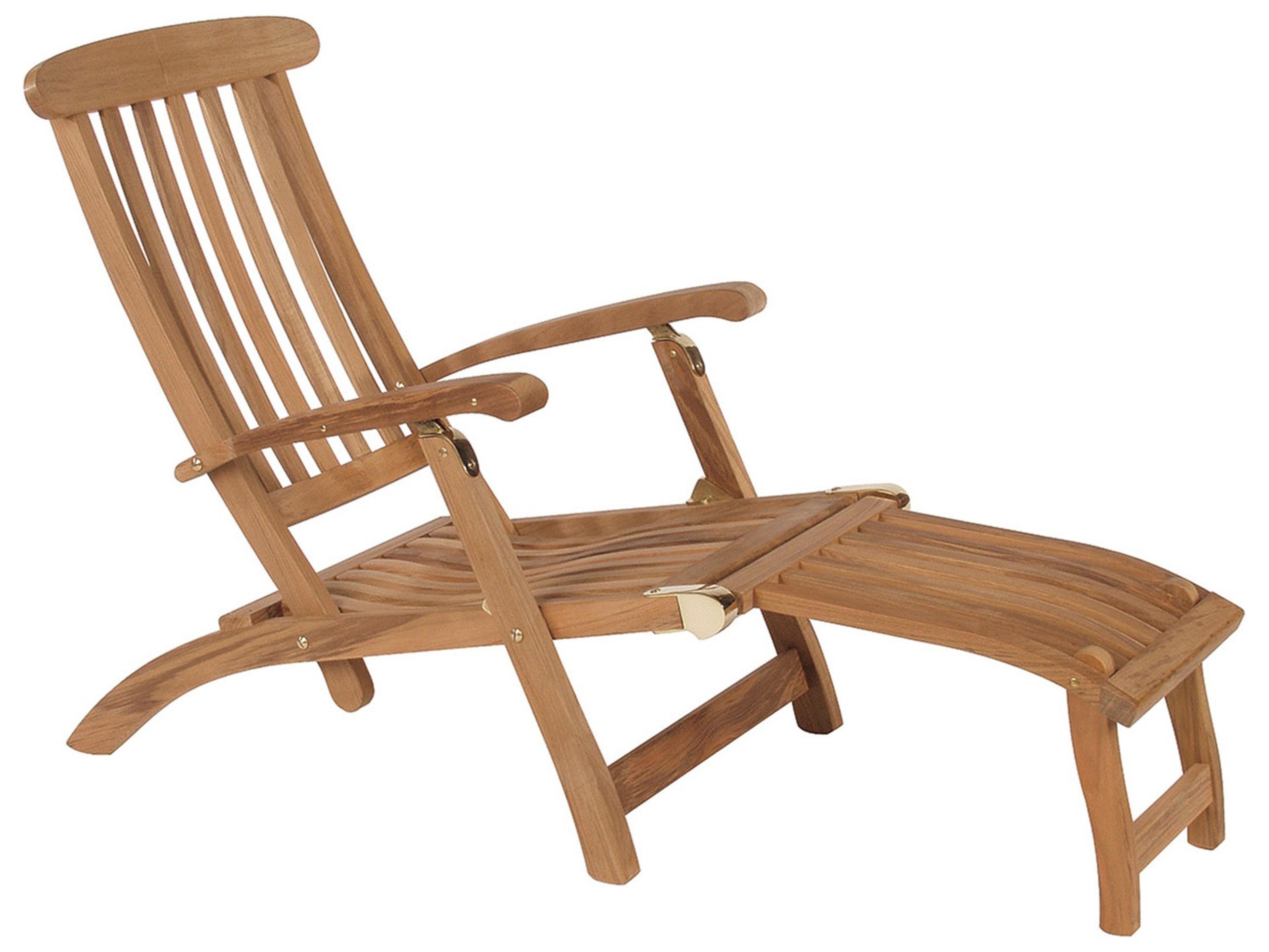 Commodore Steamer - Natural Teak