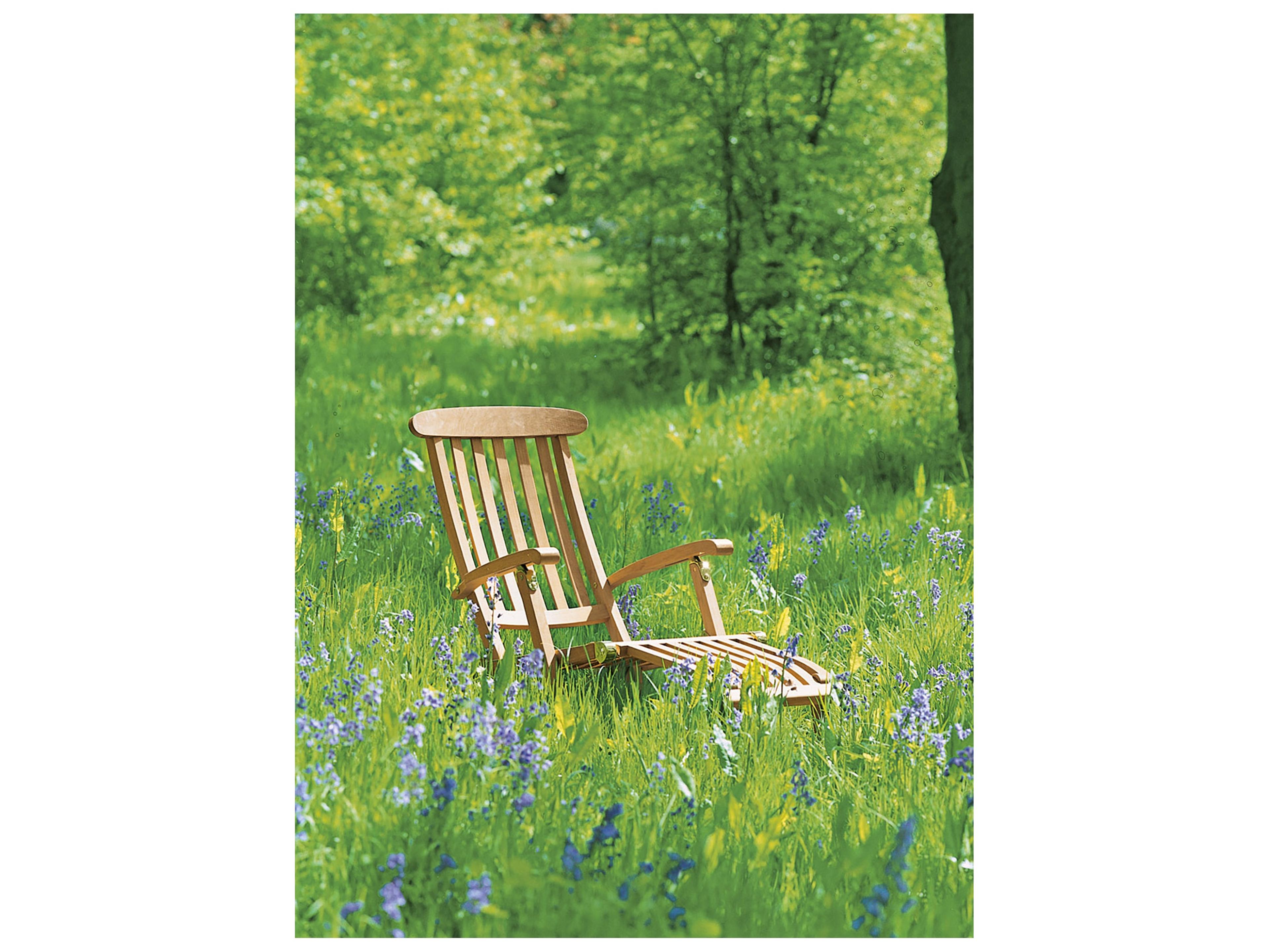 Barlow Tyrie Commodore Steamer - Natural Teak