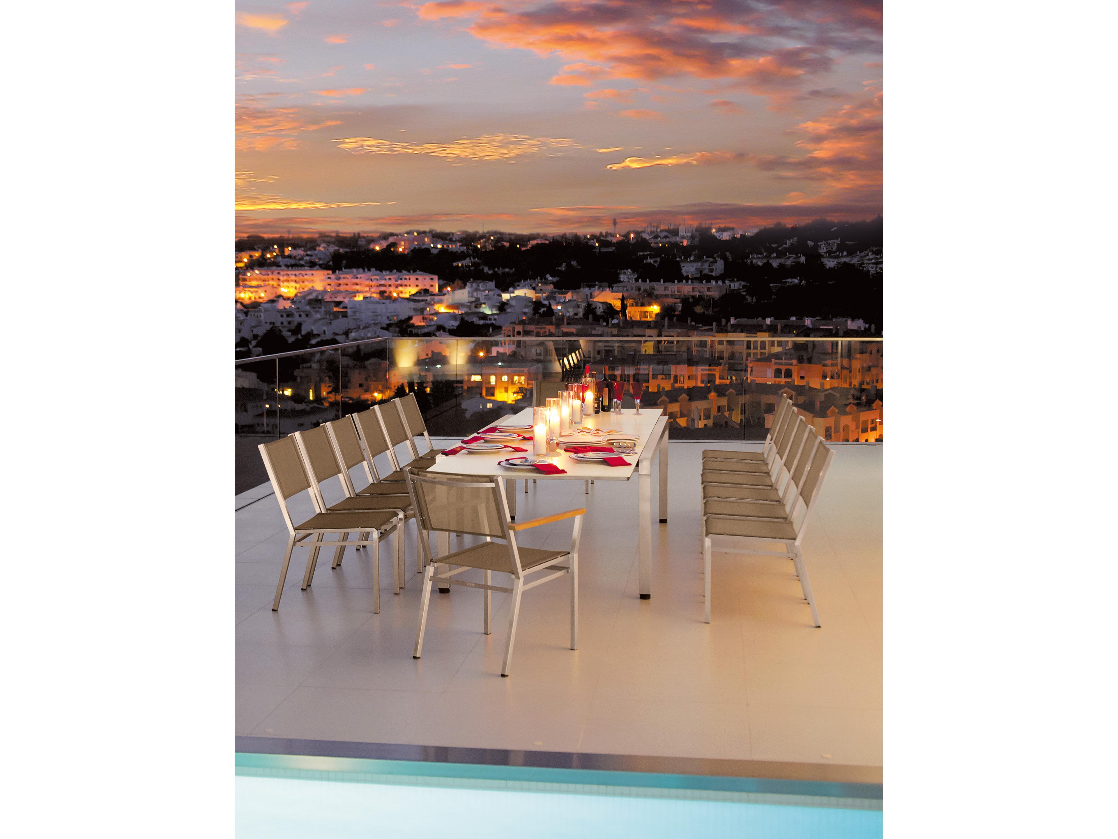 Barlow Tyrie Equinox Steel Sling Dining Chair