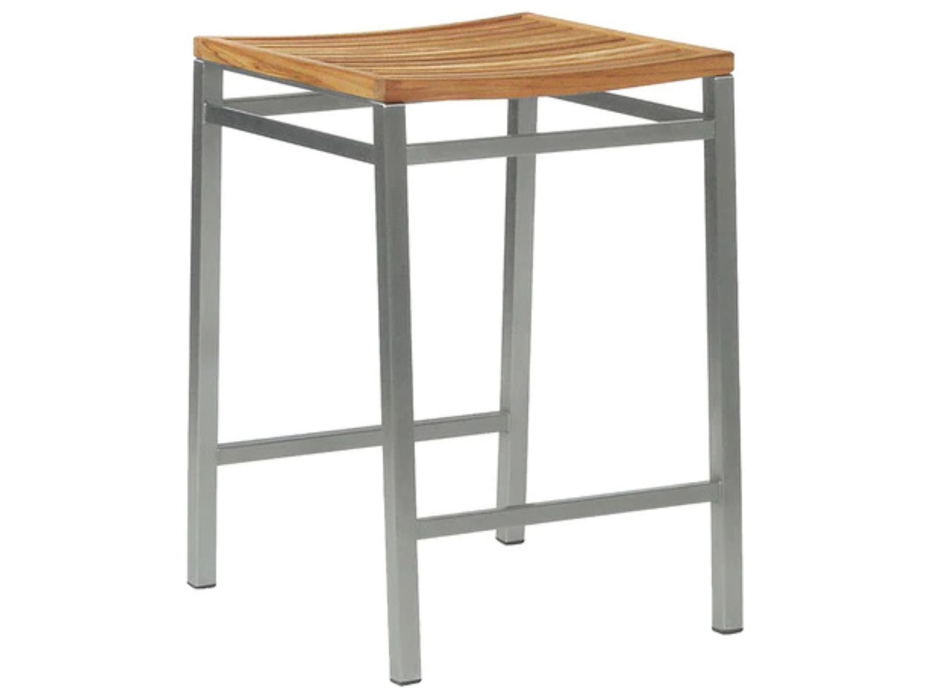 Equinox Counter Stool - Natural Teak