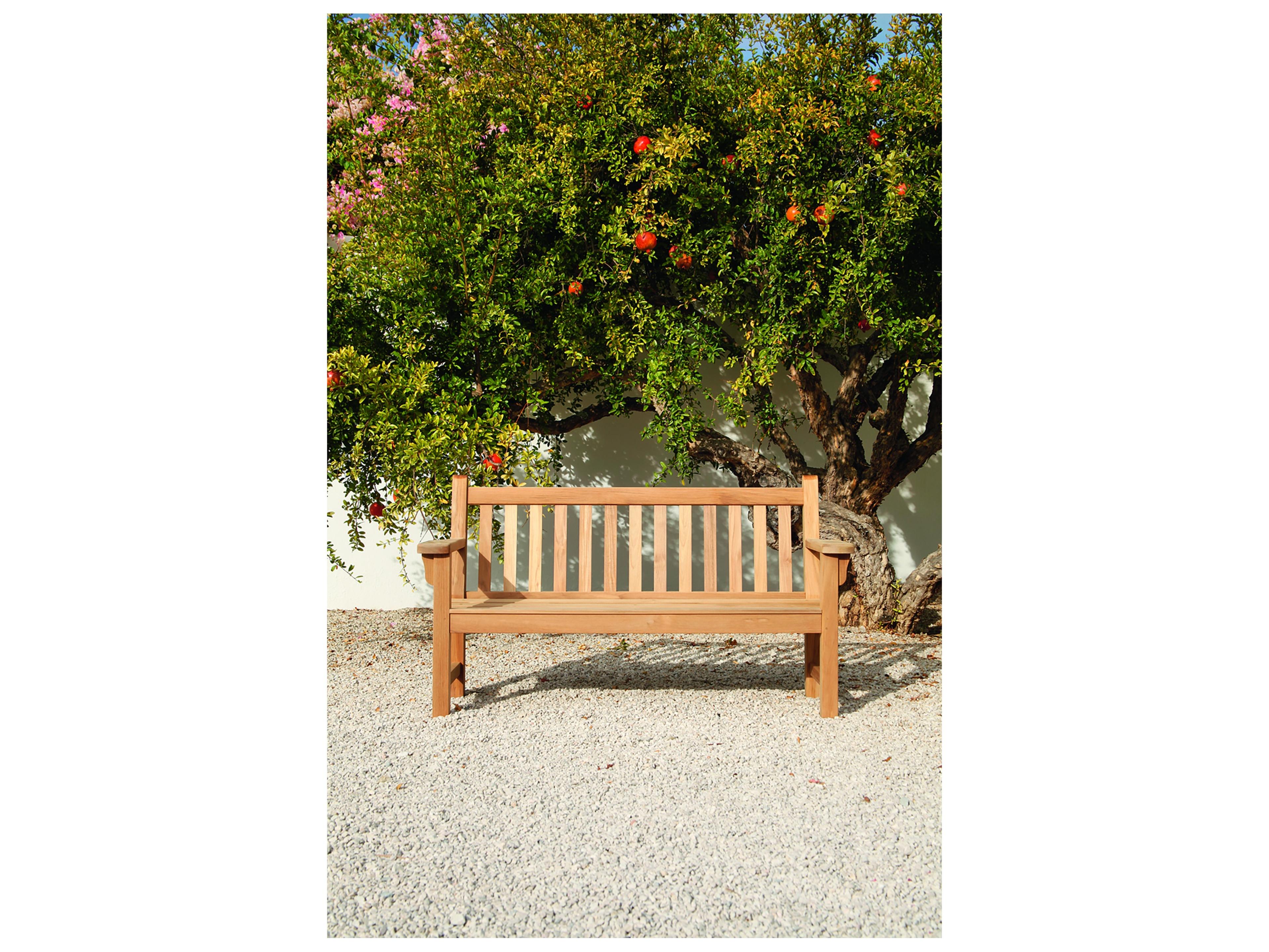 Barlow Tyrie London Bench - Natural Teak - 63"