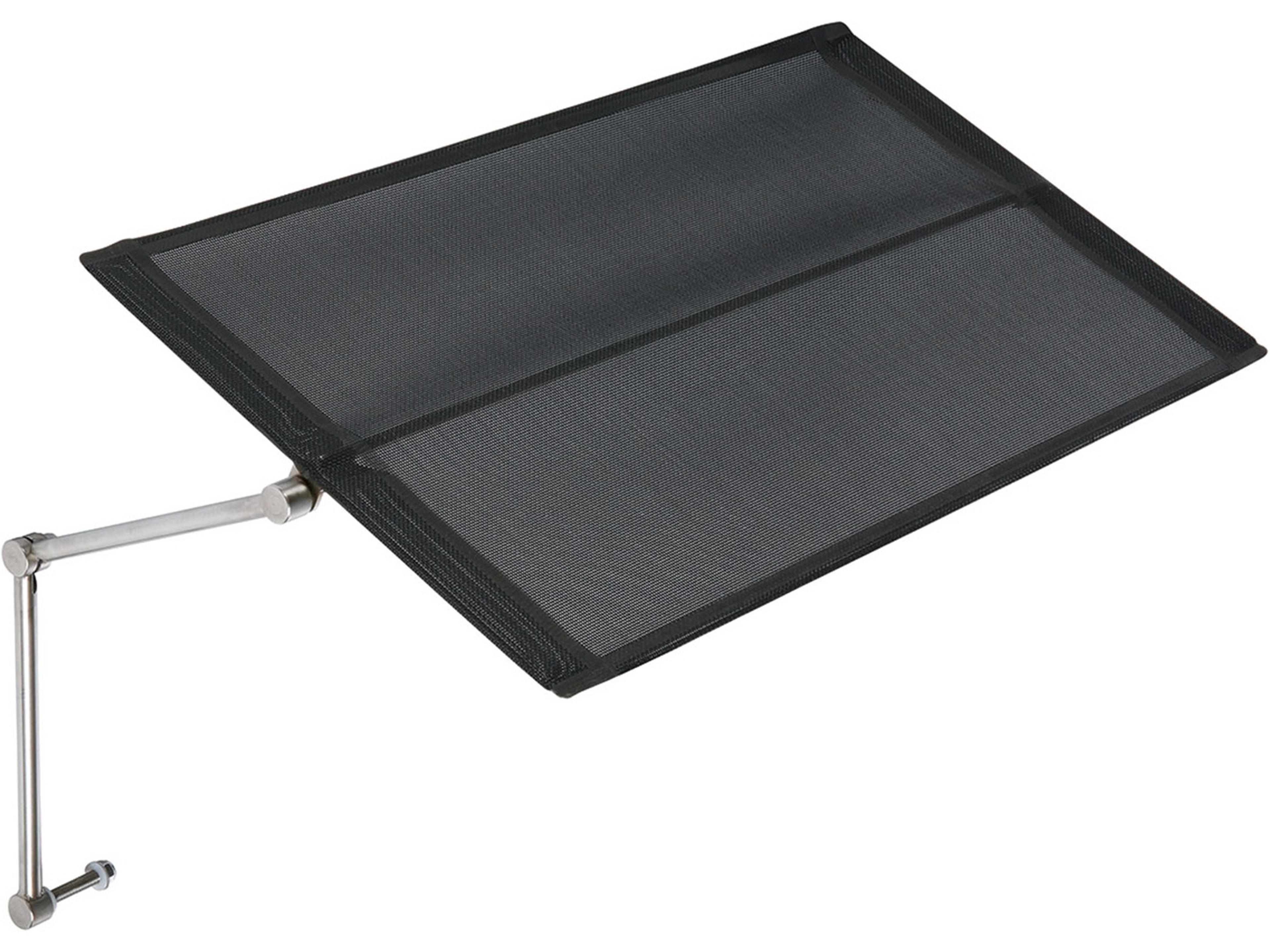 Horizon Lounger Sunshade - Charcoal Textilene Sling