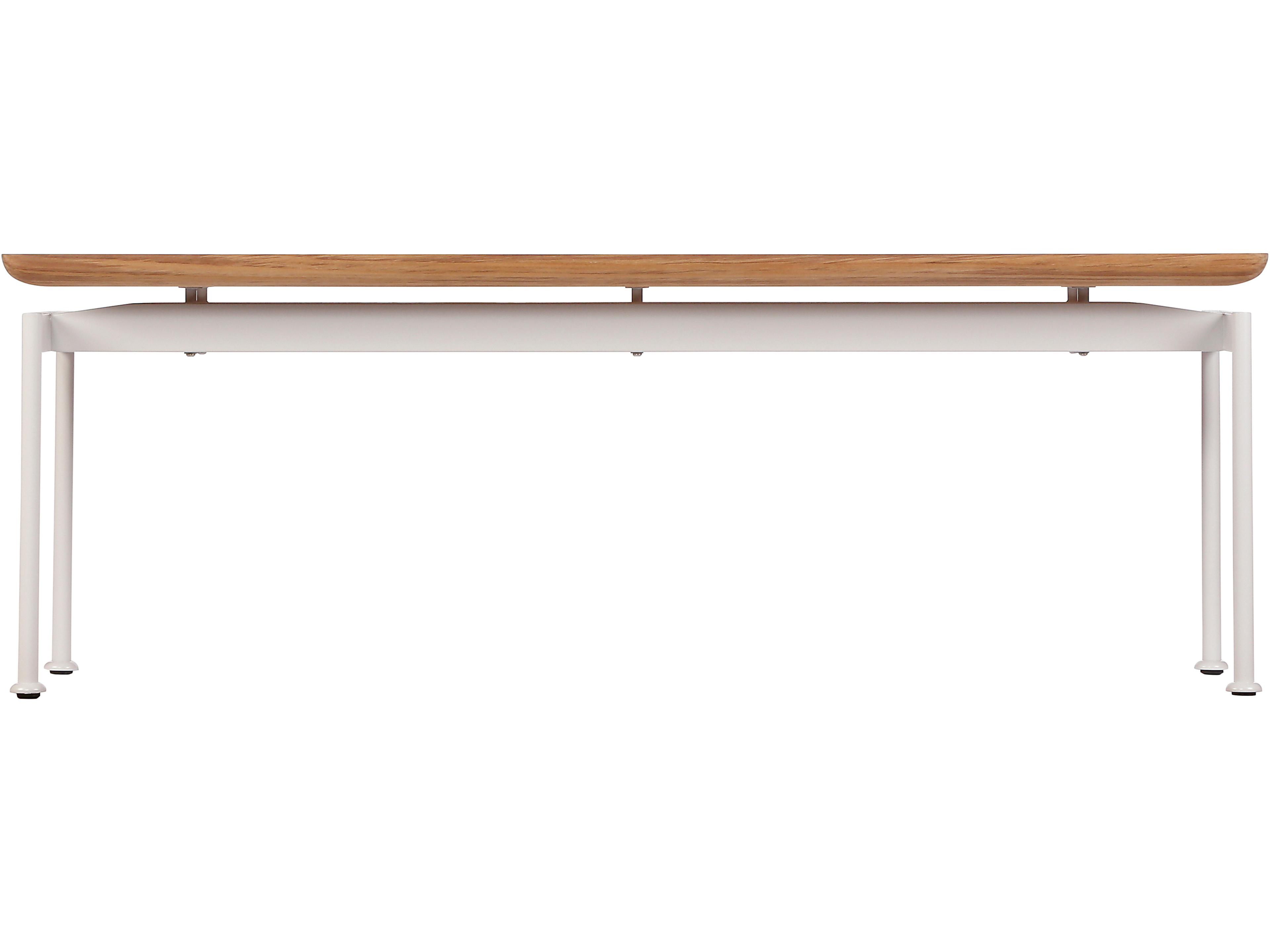 Barlow Tyrie Layout Steel Teak Bench