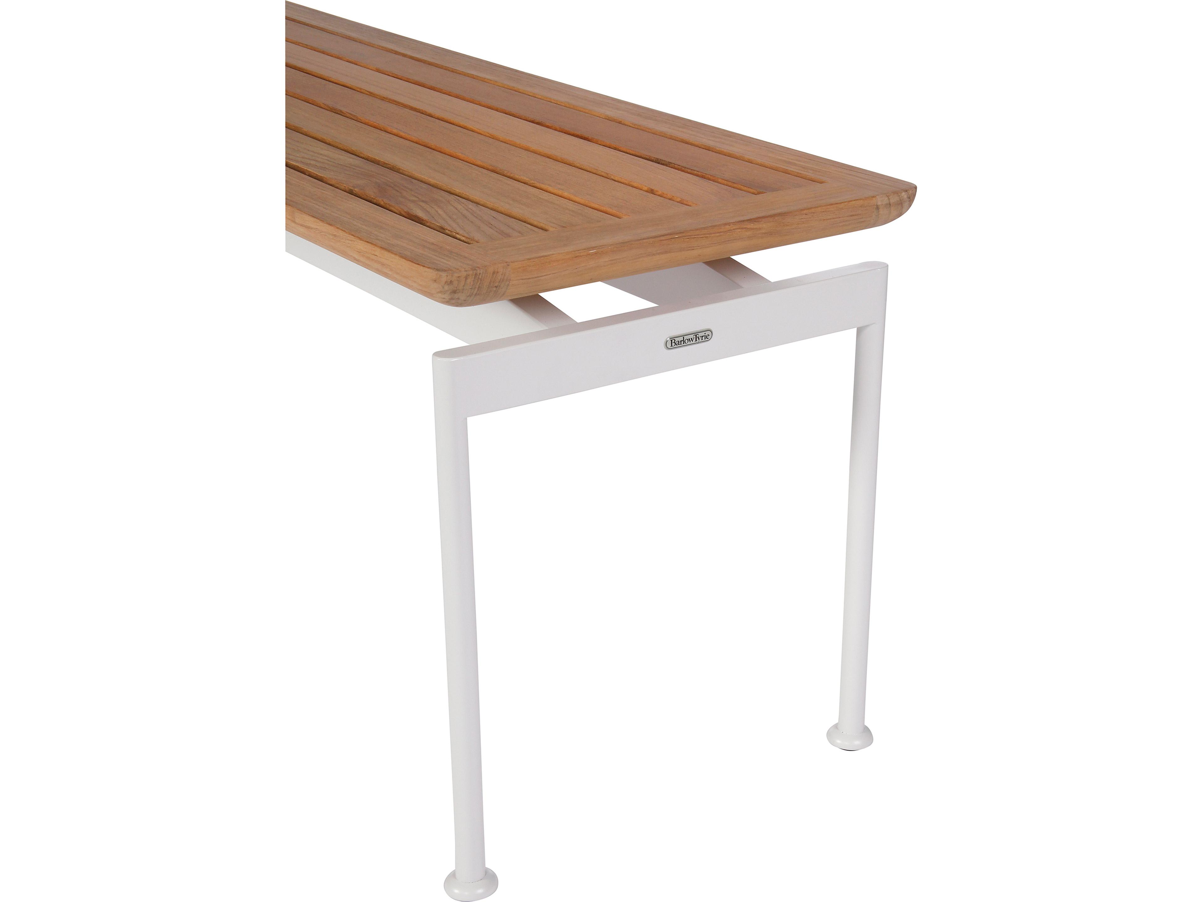 Barlow Tyrie Layout Steel Teak Bench