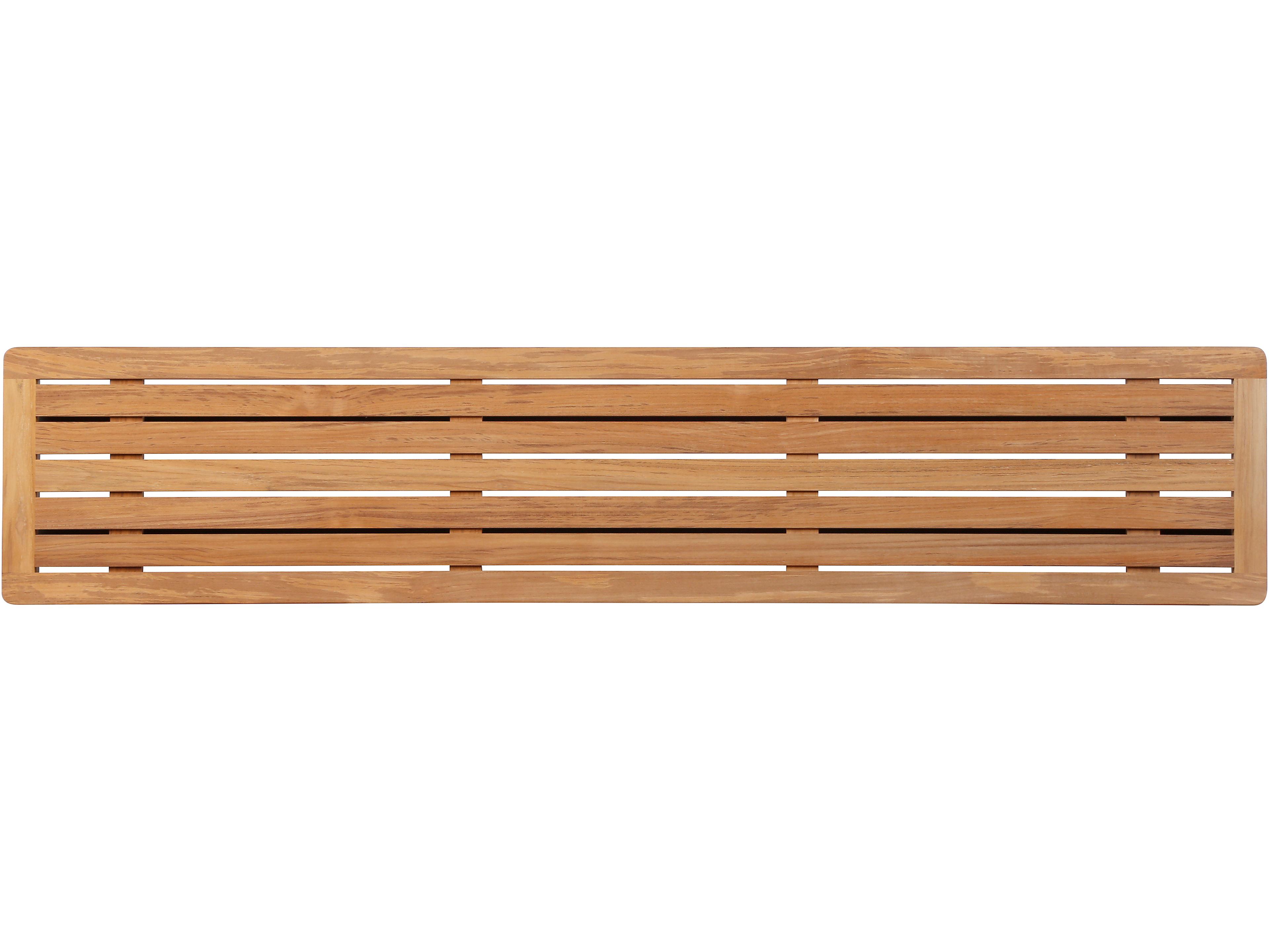 Barlow Tyrie Layout Steel Teak Bench