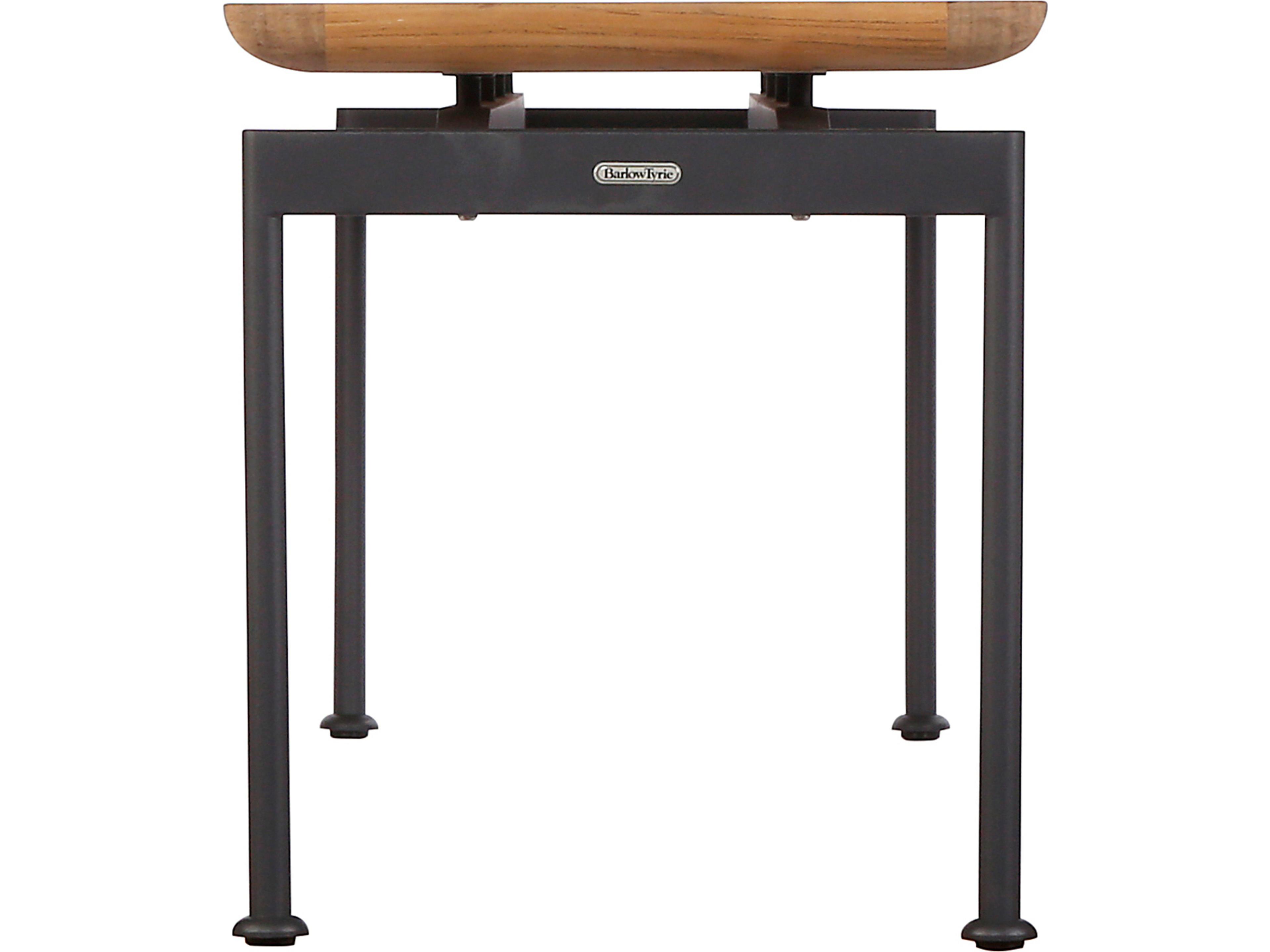 Barlow Tyrie Layout Steel Teak Bench
