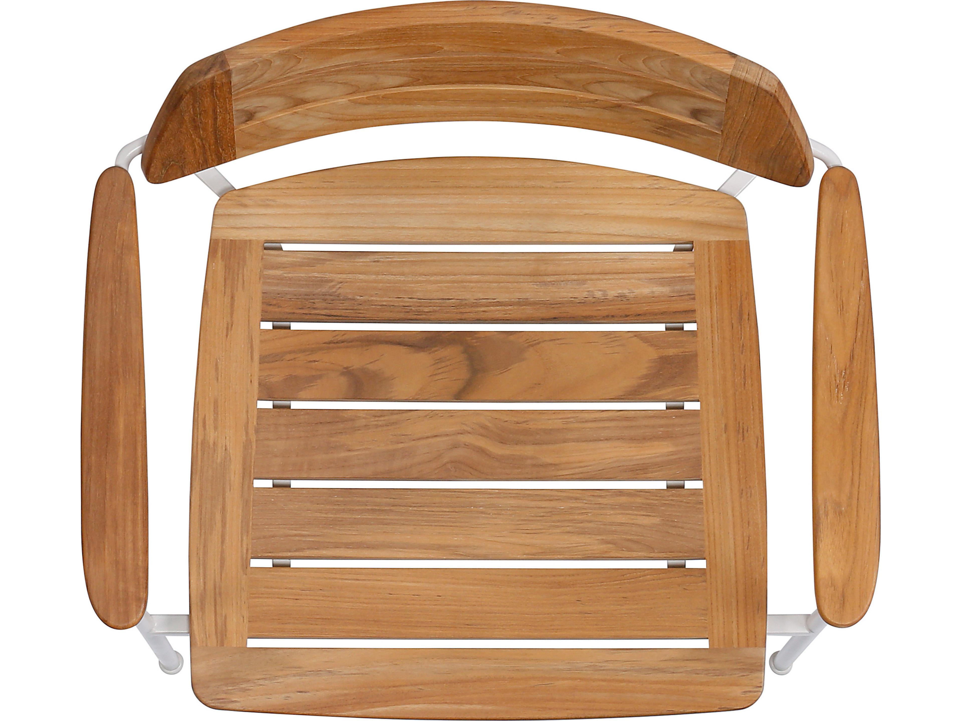 Barlow Tyrie Layout Steel Teak Dining Chair