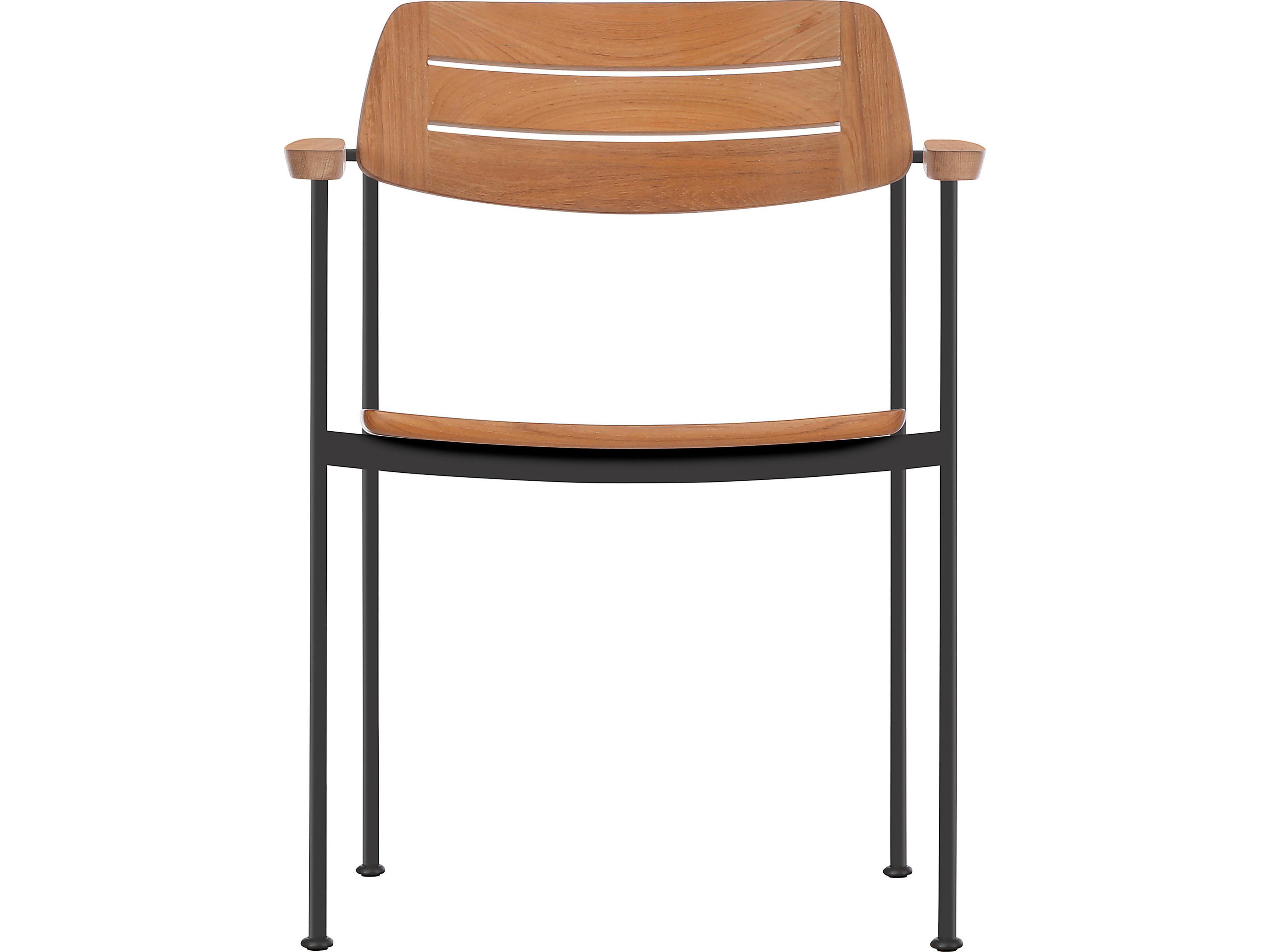 Barlow Tyrie Layout Steel Teak Dining Chair
